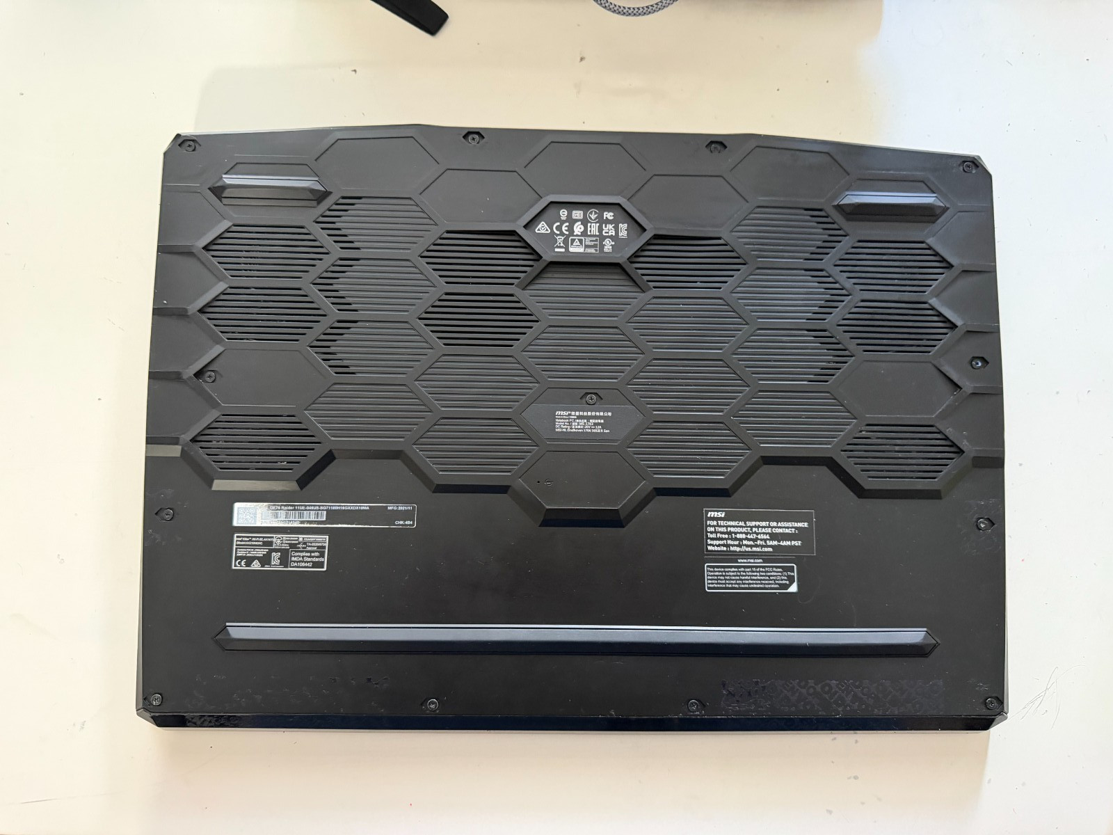 MSI GE76 RAIDER GAMING LAPTOP, 64GB RAM, 5T M.2, WINDOWS 11