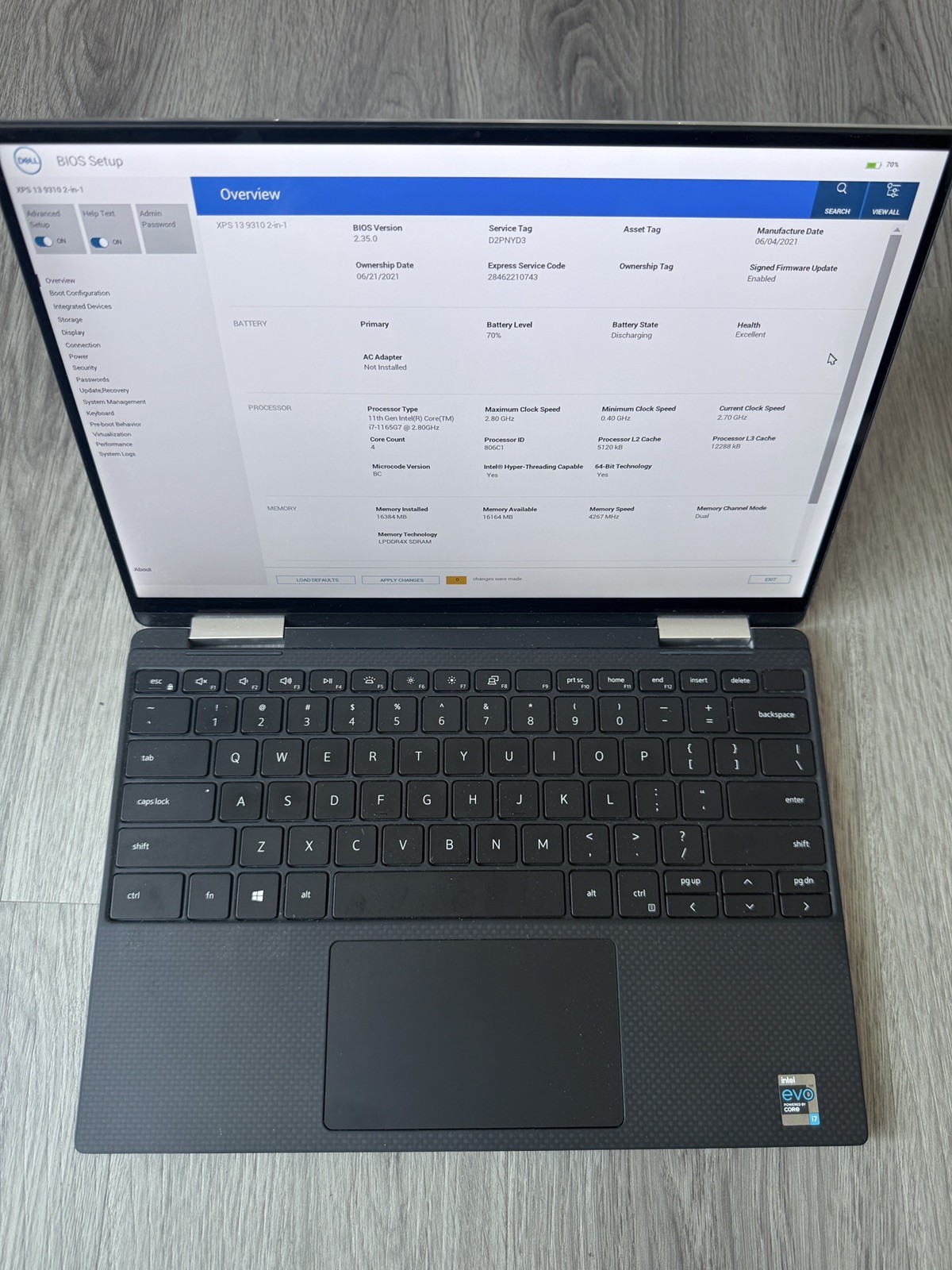 Dell XPS 13 9310 2-in-1 13″ 4K Touch, i7-1165G7 16GB RAM 1TB NVMe