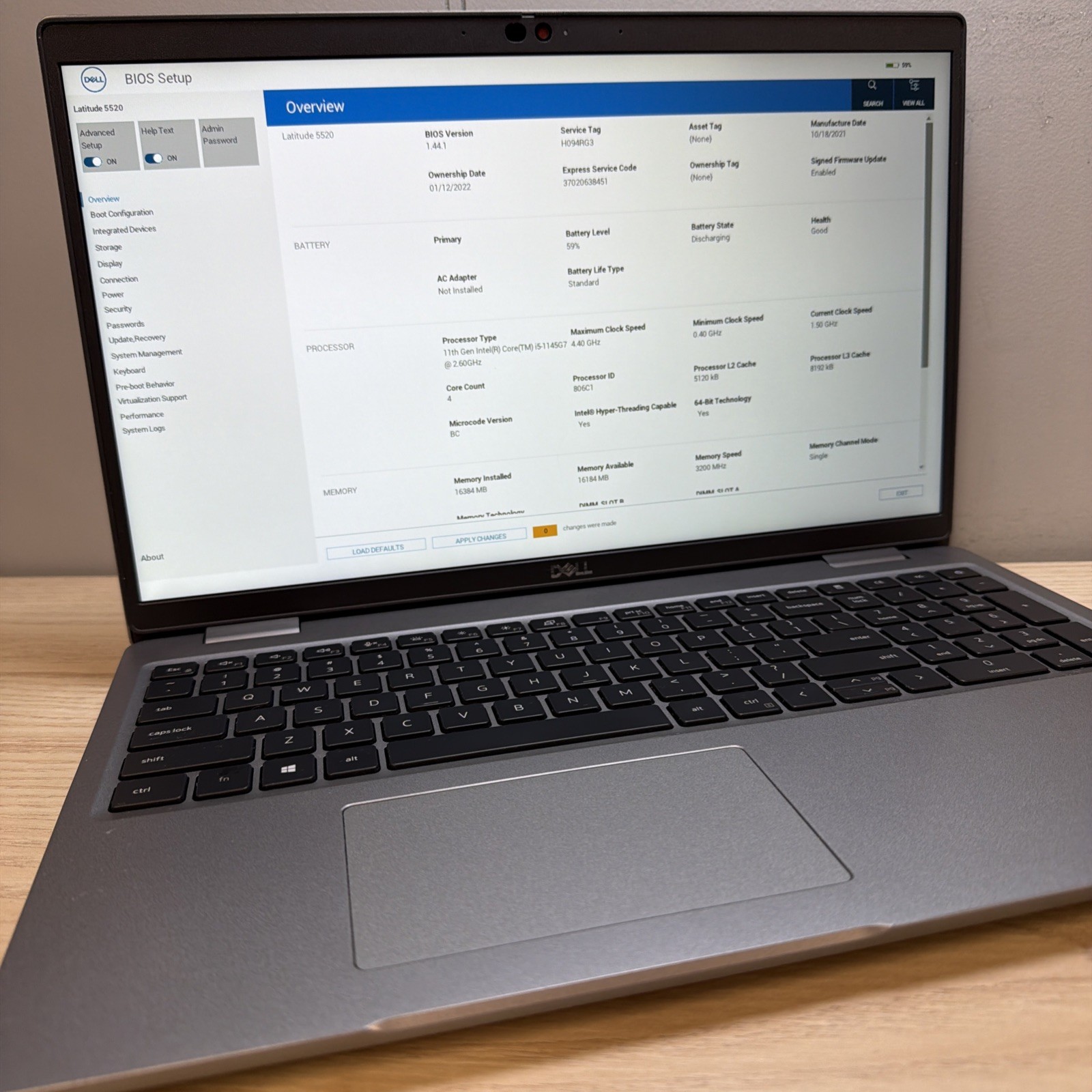 Dell Latitude 5520 i5-1145G7 16GB 512GB SSD 15″ FHD Win11 – Some Scratches