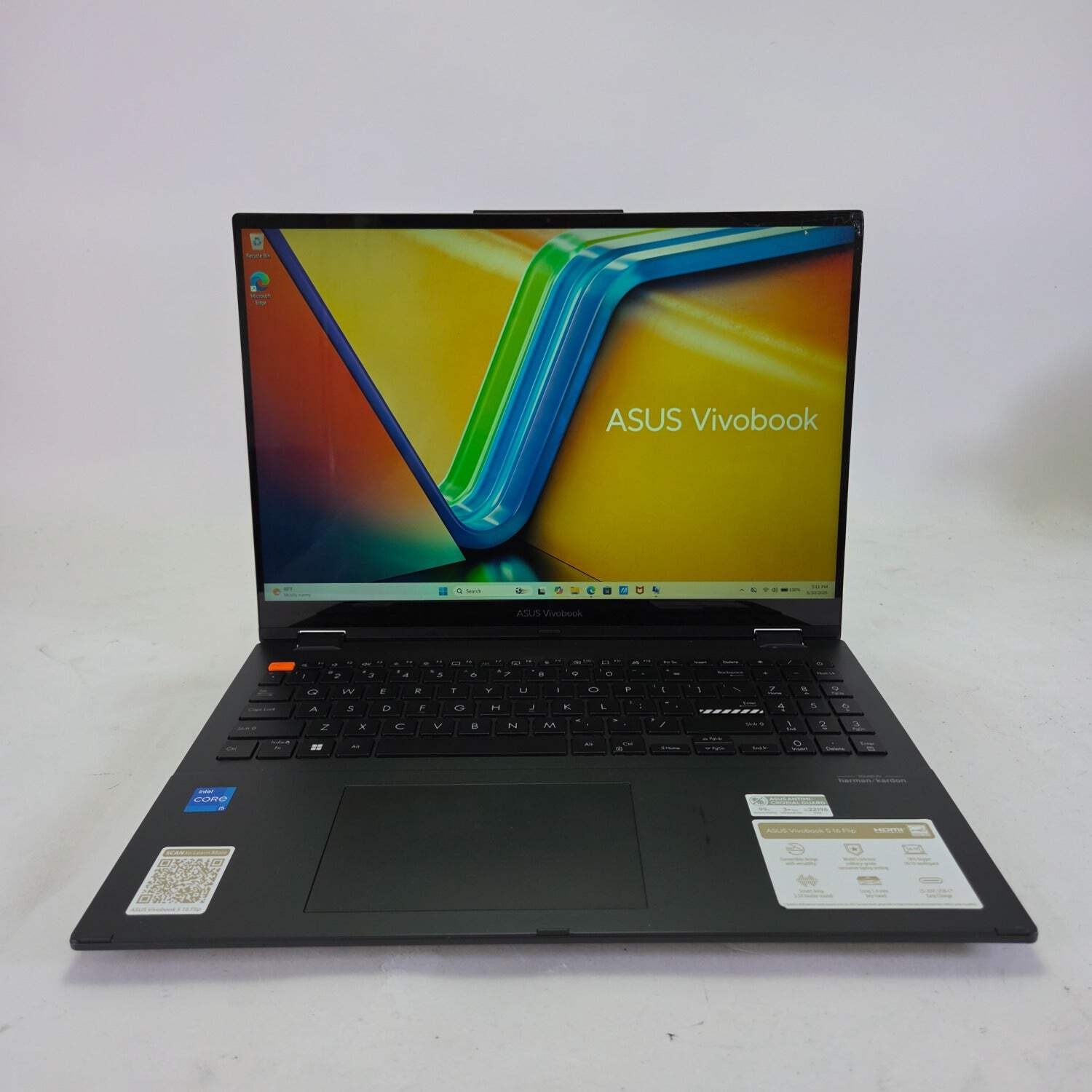 Broken Asus Vivobook S 16 Flip TP3604VA 16″ i5-1335U 1.3GHz 8GB RAM 512GB SSD