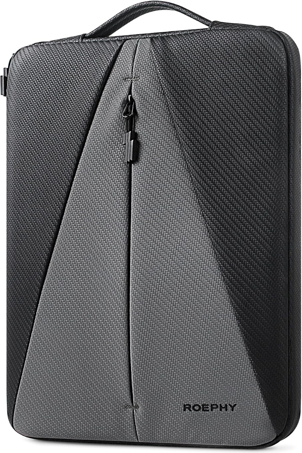 14 Inch Laptop Sleeve Case for Lenovo HP ASUS Dell Acer Chromebook, Black + Grey