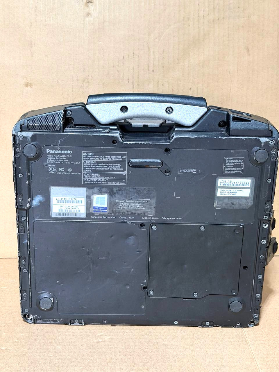 Panasonic Toughbook CF-31 Core i5 5300U 4GB RAM NO HDD/NO CADDY/NO Charger