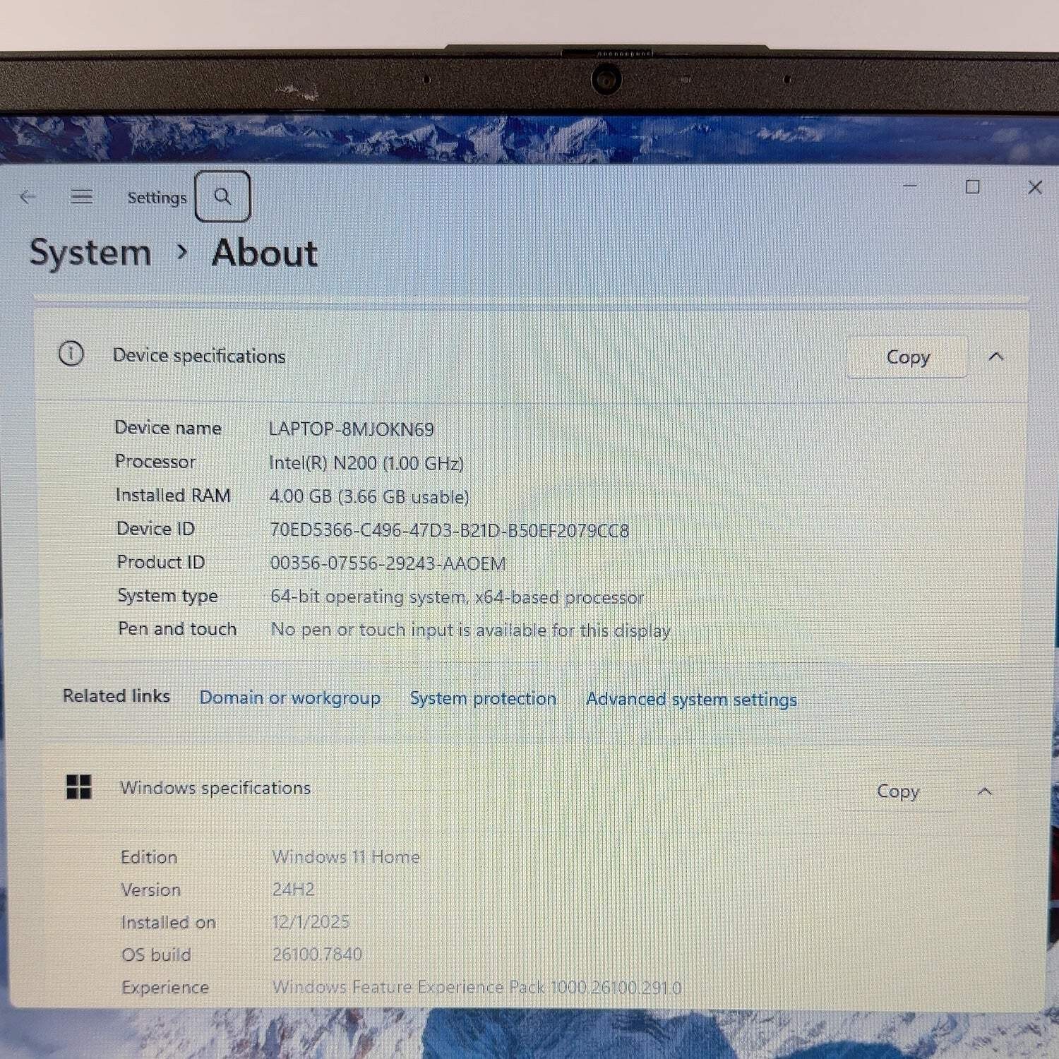 HP Laptop 15-FD0082WM 15.3 N200 1.0GHz 4GB RAM 128GB SSD