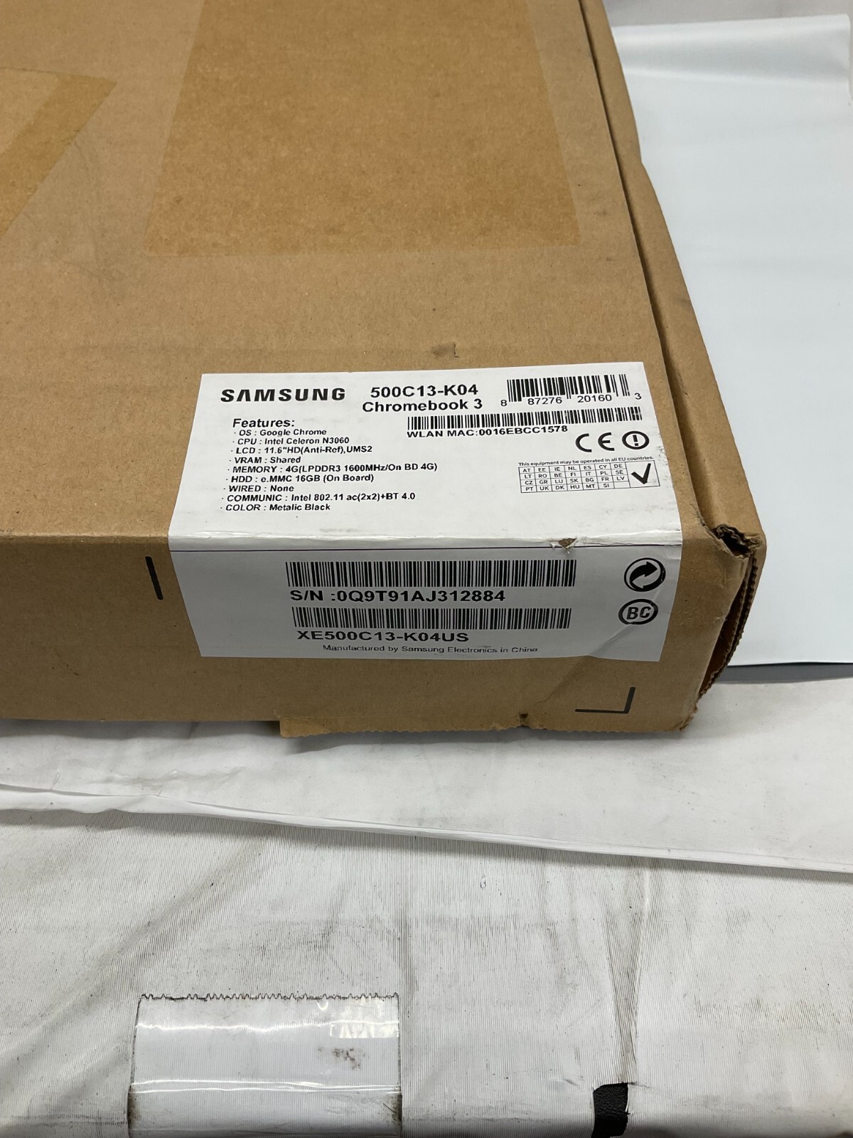 Samsung Chromebook 3 XE500C13-K04US 16GB 11.6″HD-*NEW/NOT SEALED*