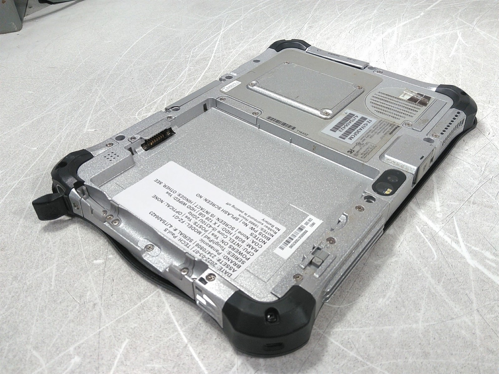 Panasonic Toughpad FX-G1FA3GFCM Core i5-4310U 2GHz 8GB 128GB No Battery No PSU