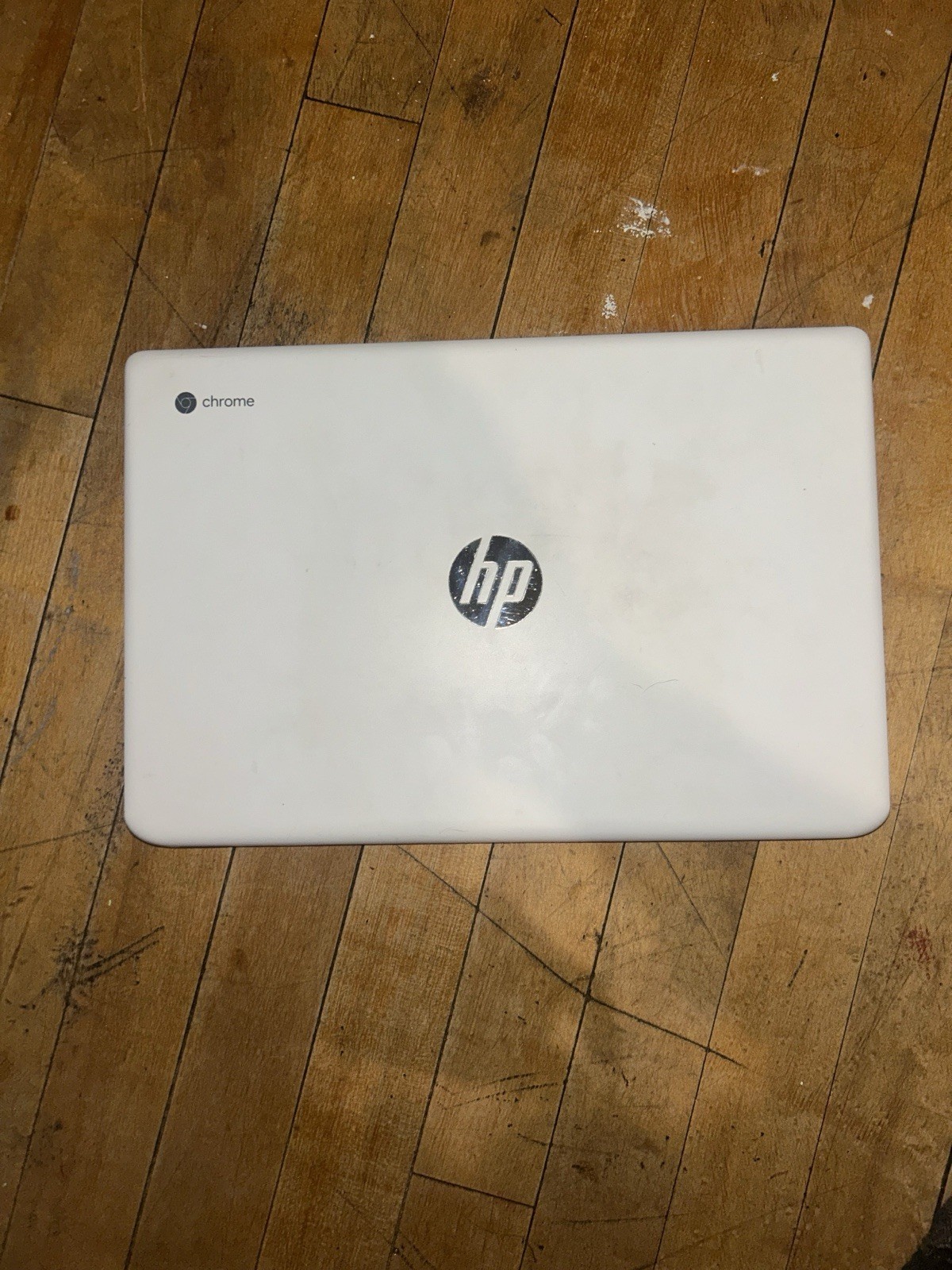 HP Chromebook 14″ Laptop White and Grey Chrome OS AS-IS *CHECK DESCRIPTION*