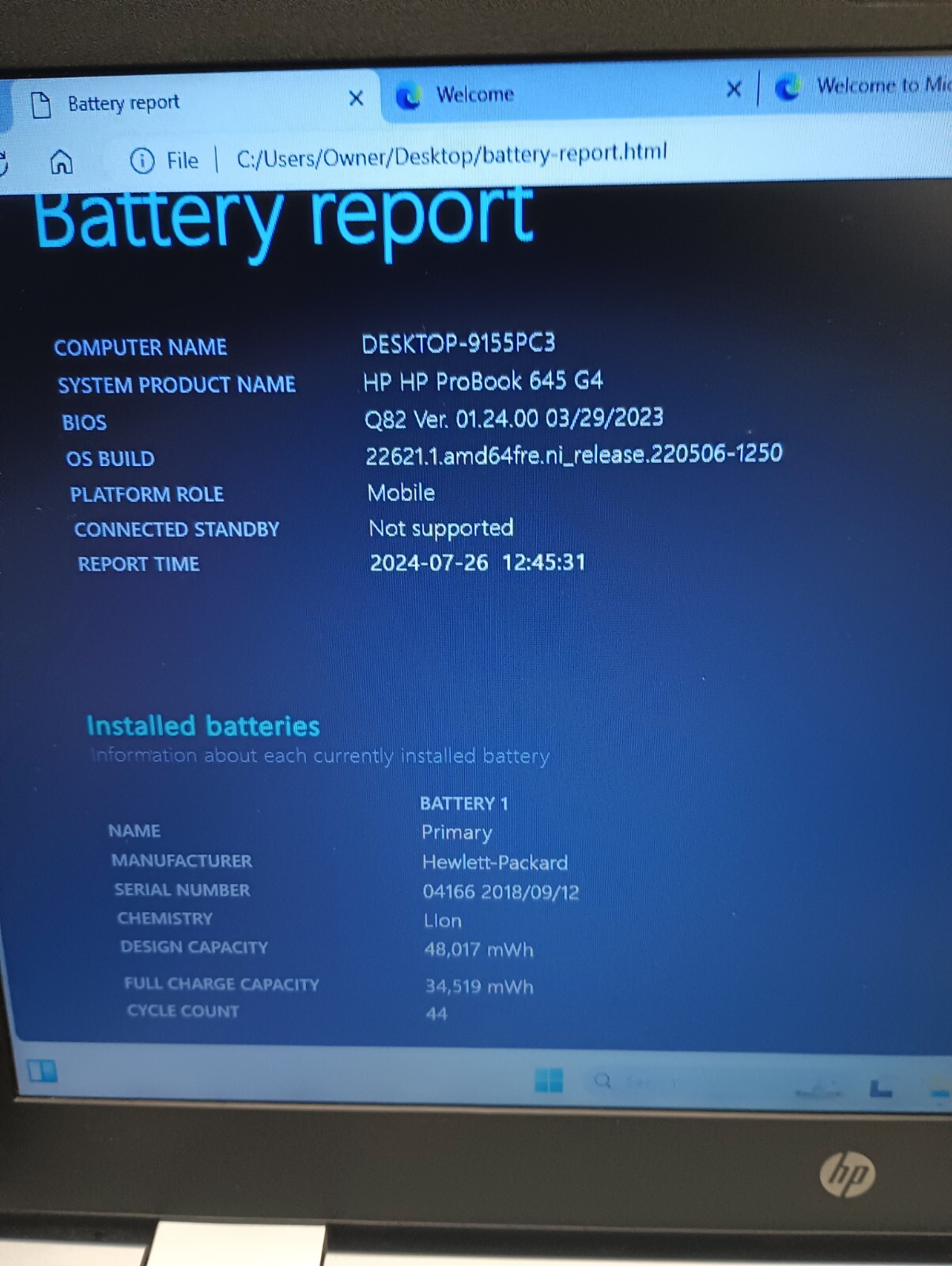 ProBook 645 G4 w/charger.Ryzen 5 Pro(4cores)8GB.256GB SSD.14″.Radeon.Nice!!