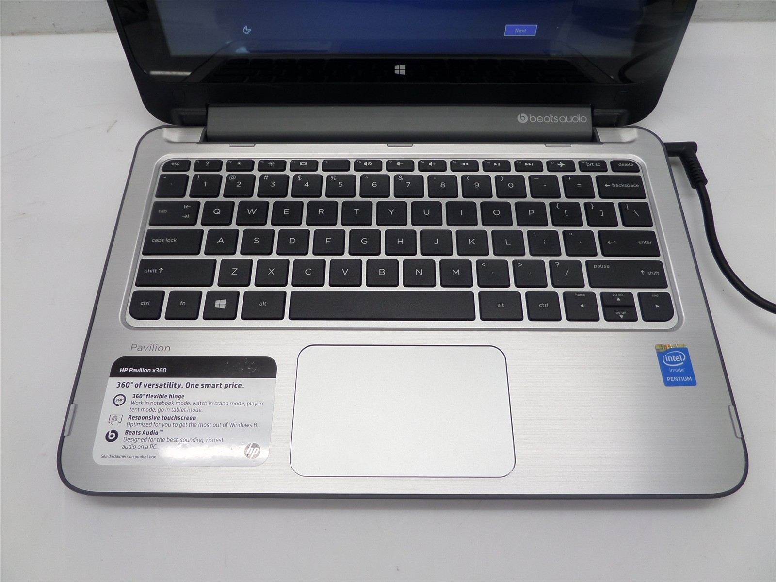 HP Pavilion x360 11-n010dx N3540 2.16GHz 4GB RAM 500GB HDD Win8.1 – Bad Batt.