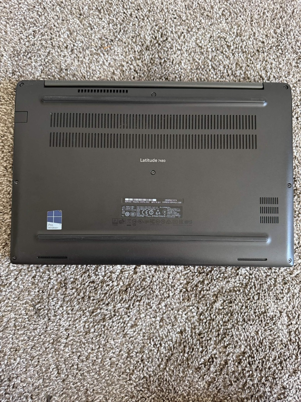 Dell Latitude 7480 (256GB SSD, Intel Core i7 6th Gen., 3.40GHz, 8GB) Laptop -…