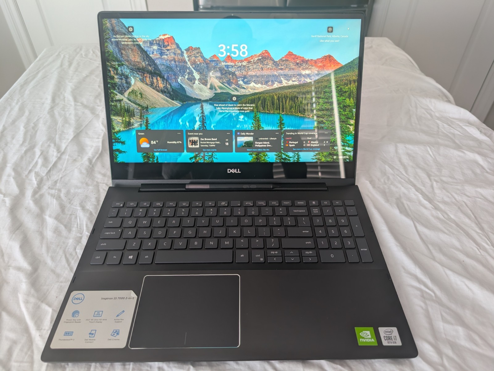 Dell Inspiron 7591 2-in-1 15.6-inch i7-10510U@1.8 4K Touch Stylus 16Gb 512Gb