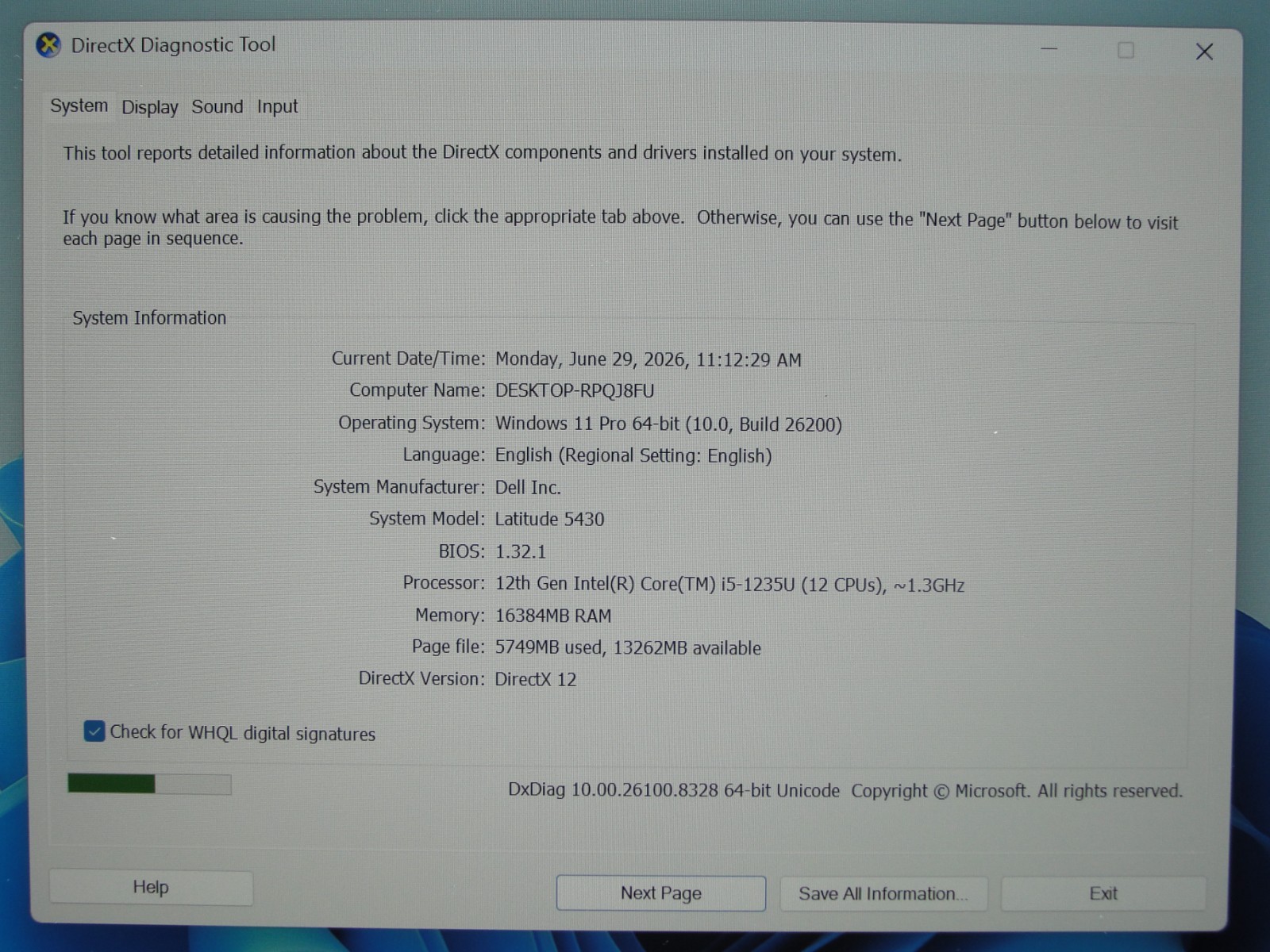 Dell Latitude 5430 14″ FHD 4G LTE i5-1235U 1.3GHz 16GB 256GB SSD W11Pro+PA