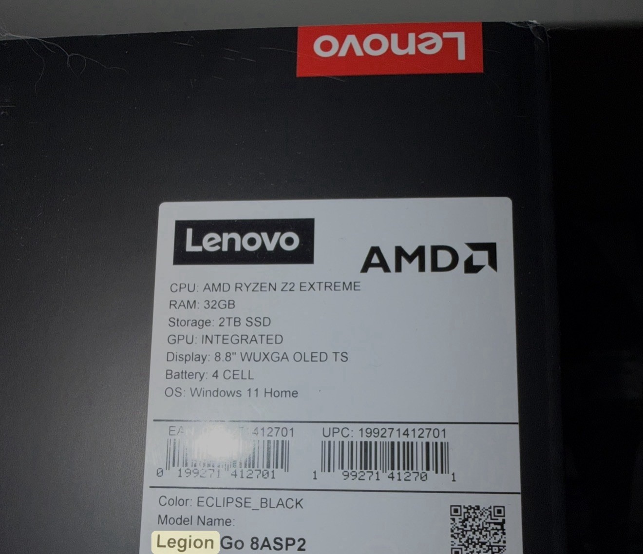 Lenovo Legion Go 2 | 2TB | 32GB RAM Z2Extreme