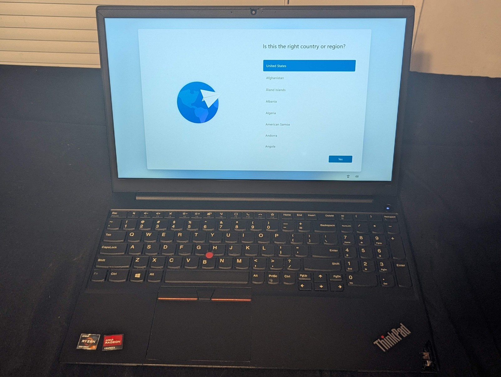 Lenovo Laptop – ThinkPad E15 Gen 3 – R5 5500U 24GB 240GB NVMe 15.3 FHD W11P