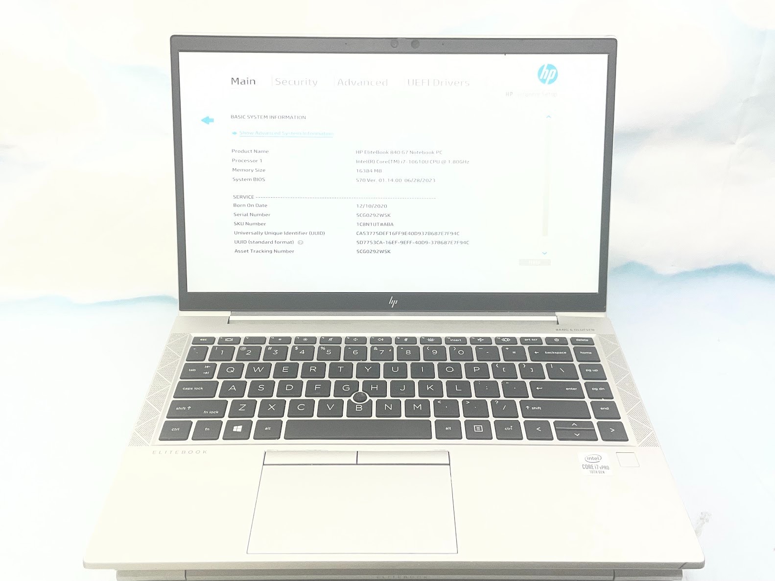 HP EliteBook 840 G7 | 14″ TOUCH | i7-10610U | 16GB RAM | 512GB SSD | NO OS/AC