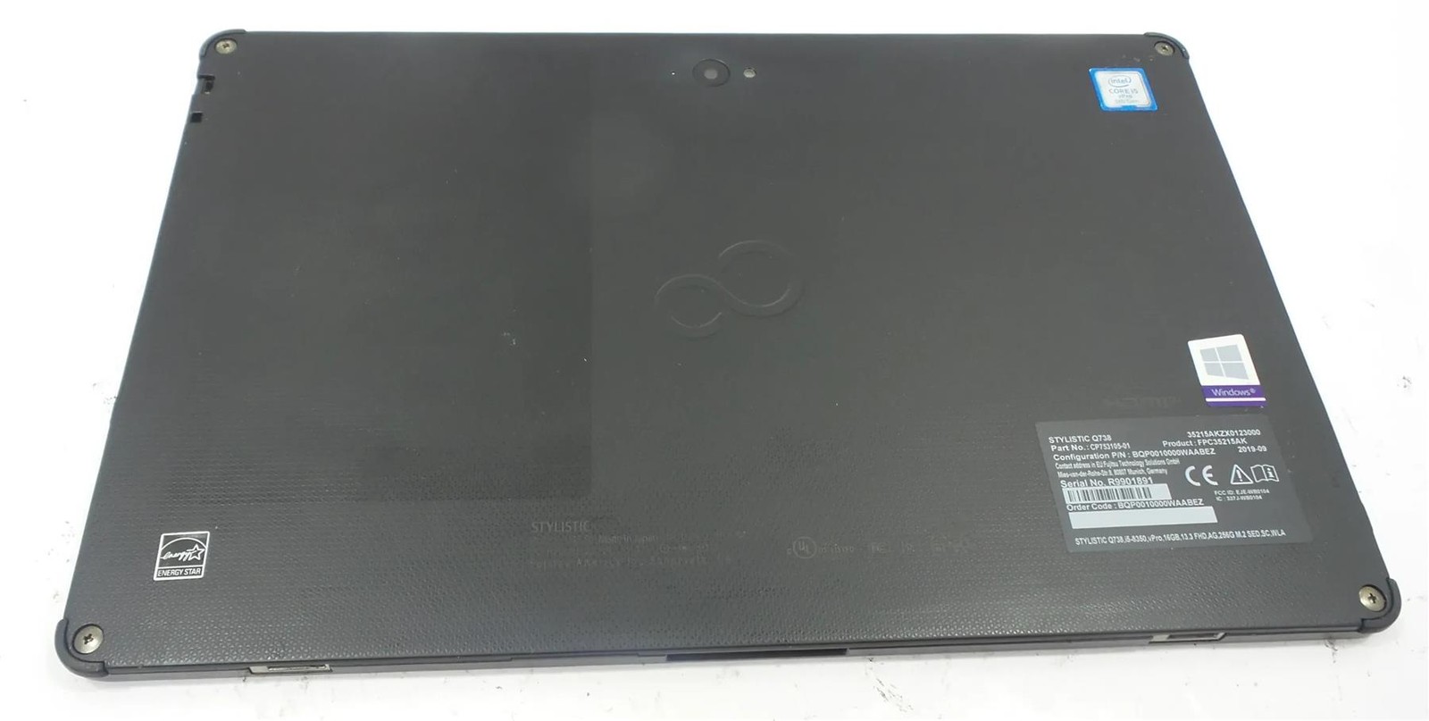 Fujitsu Stylistic Q738 Core i5-8350U 1.7GHz 16GB 256GB Windows 10