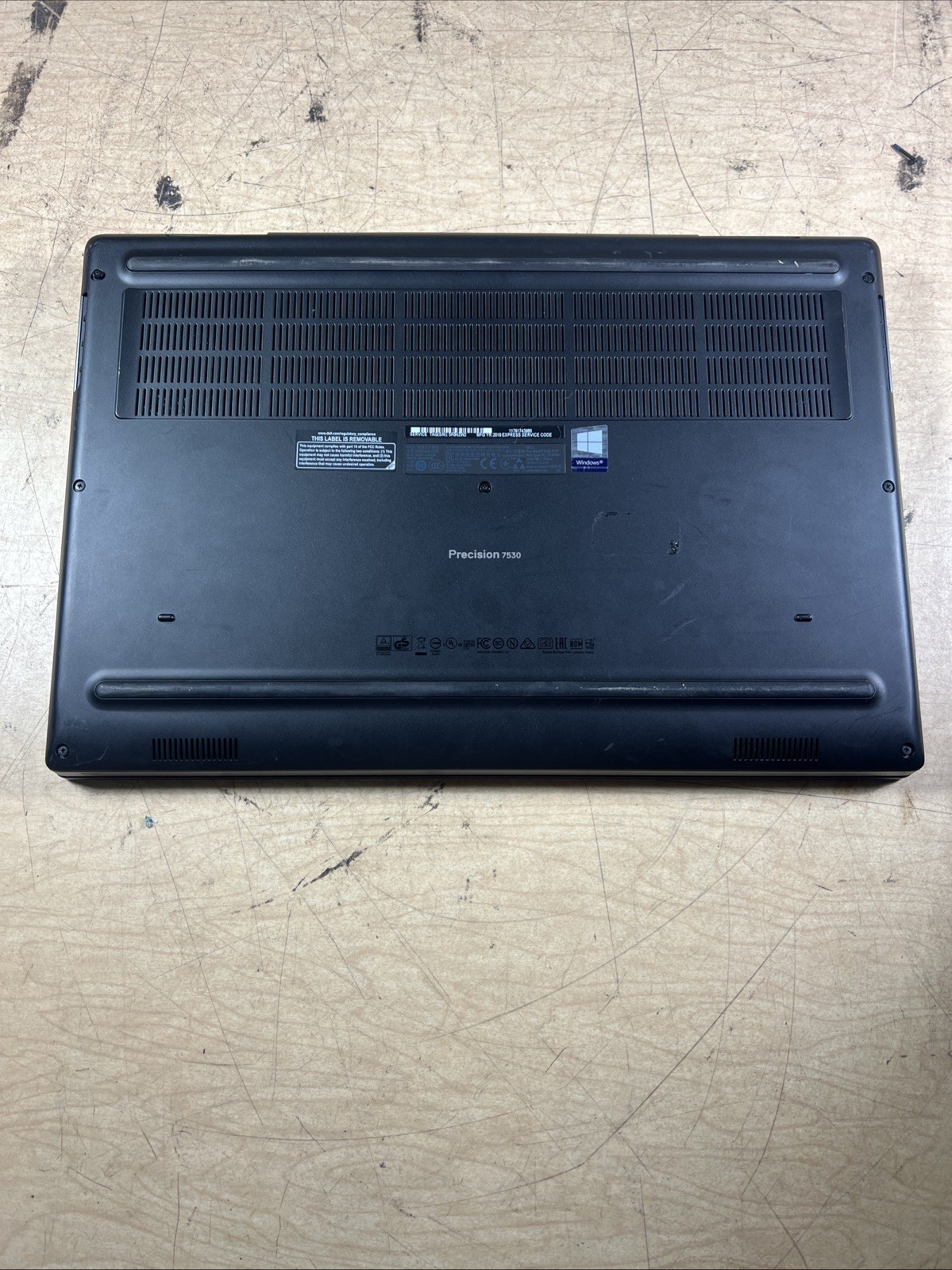 DELL PRECISION 7530 INTEL CORE I5-8300H 2.30GHZ 24GB RAM **NO HD/ NO CADDIE