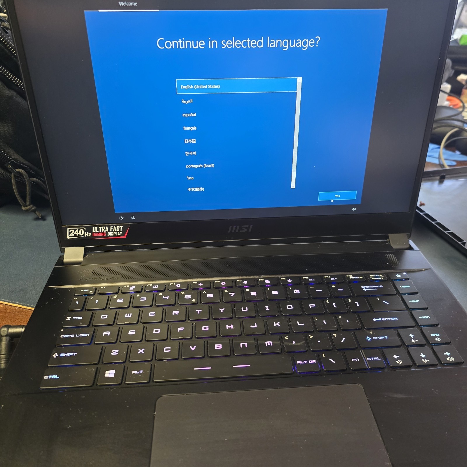 MSI GS66 Stealth 10UE 15.6″ 240Hz FHD 2.6 GHz i7-10750H 16GB 1TB SSD RTX 3060
