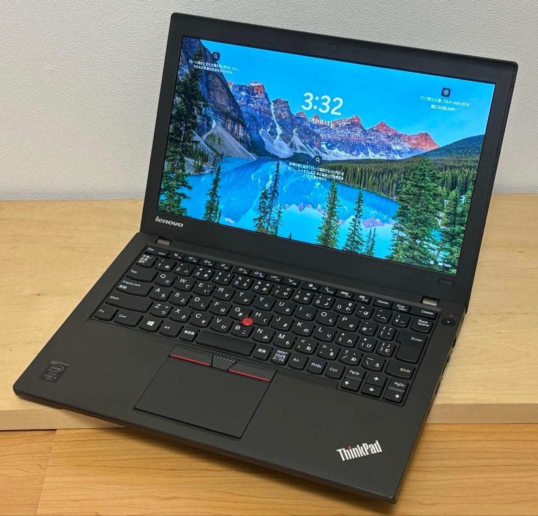 Lenovo ThinkPad X250 i5-5300U 8GB RAM 128GB SSD + 32GB Used Japan Genuine