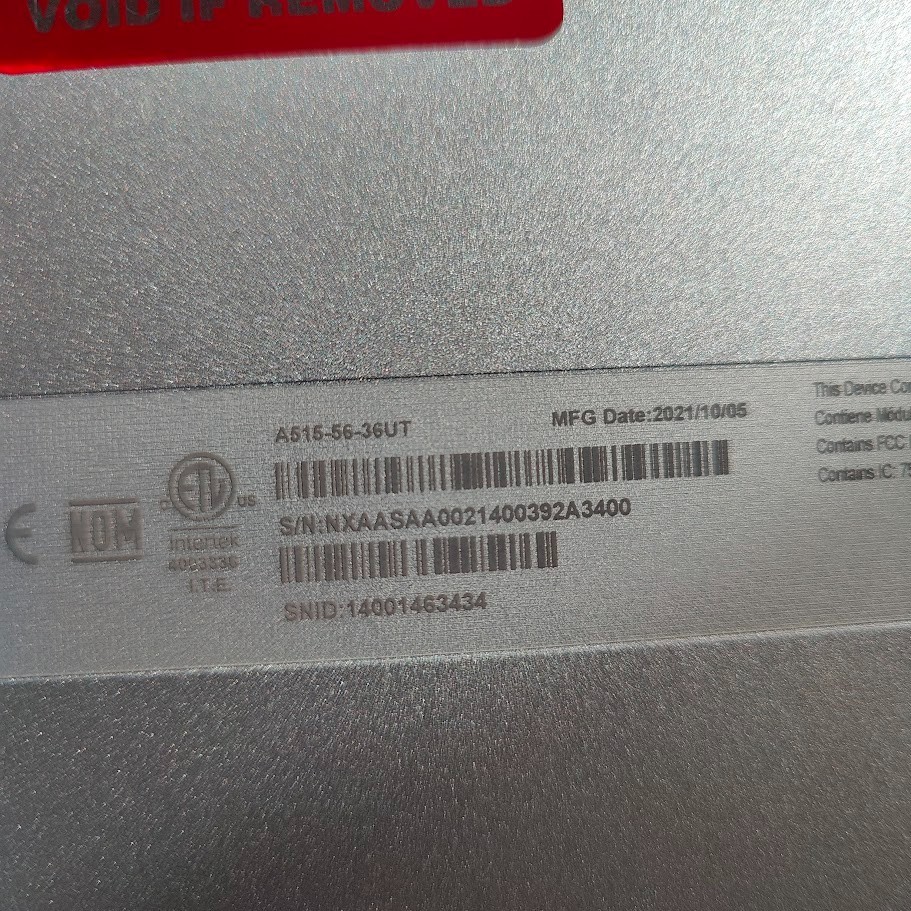 Acer Aspire 5 | 15.6″ Full HD Display | 4GB DDR4 | 128GB | A515-56-36UT