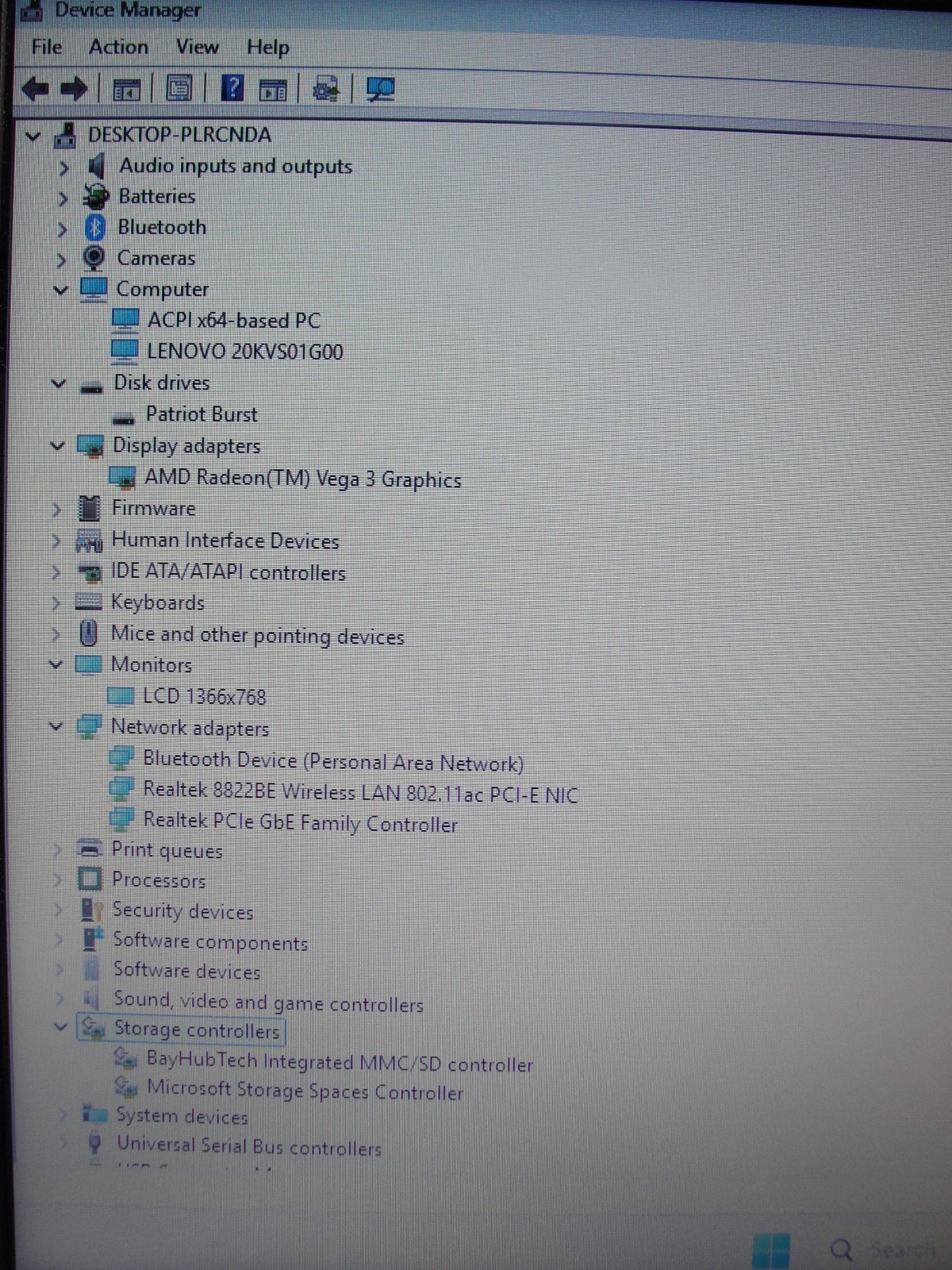 Lenovo ThinkPad E585 15.6” FHD AMD Ryzen 3 2200U 2.5GHz 4GB 240GB SSD