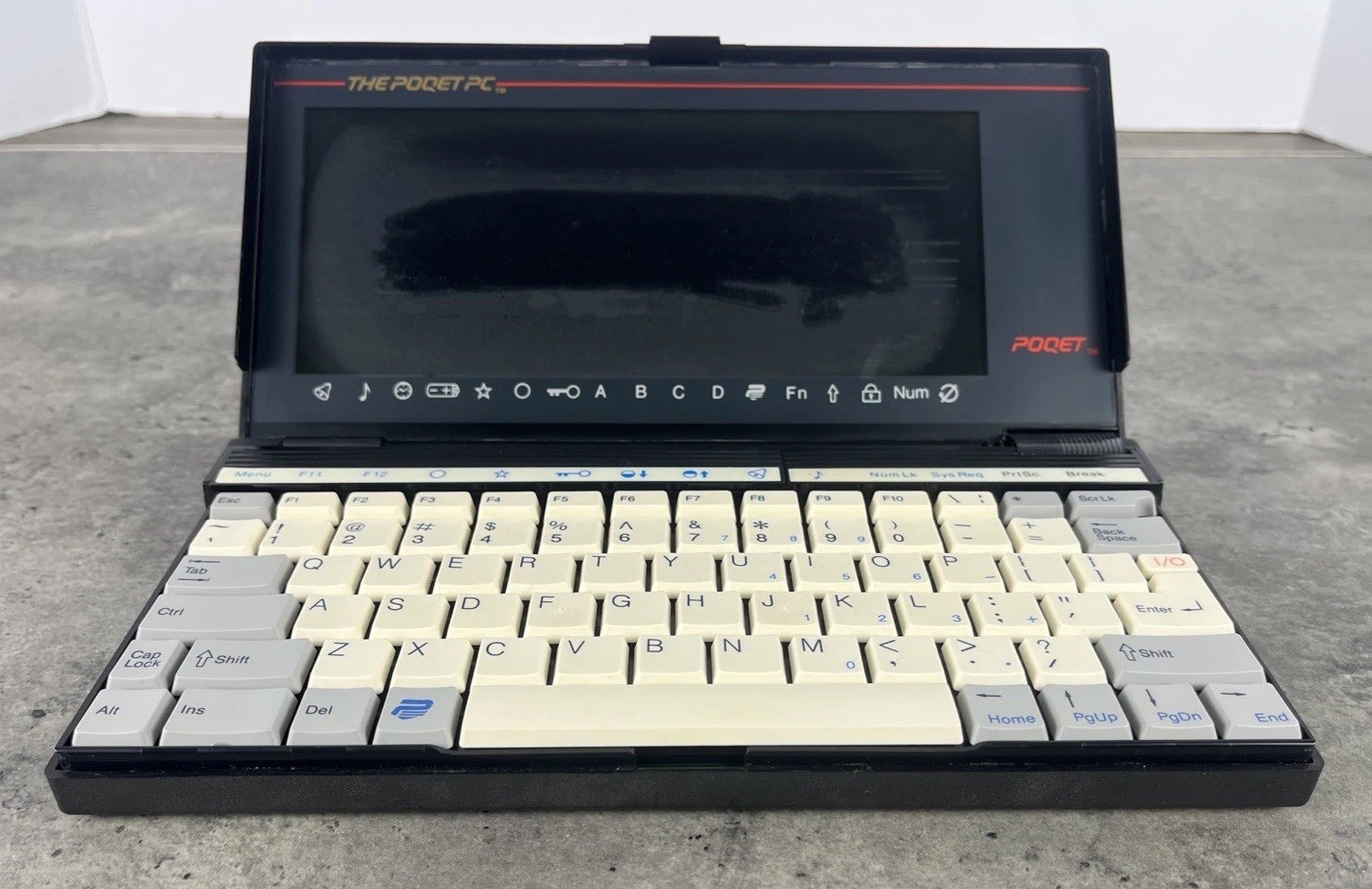 The Poqet PC Vintage Laptop for Parts Or Repair PQ0164 Untested