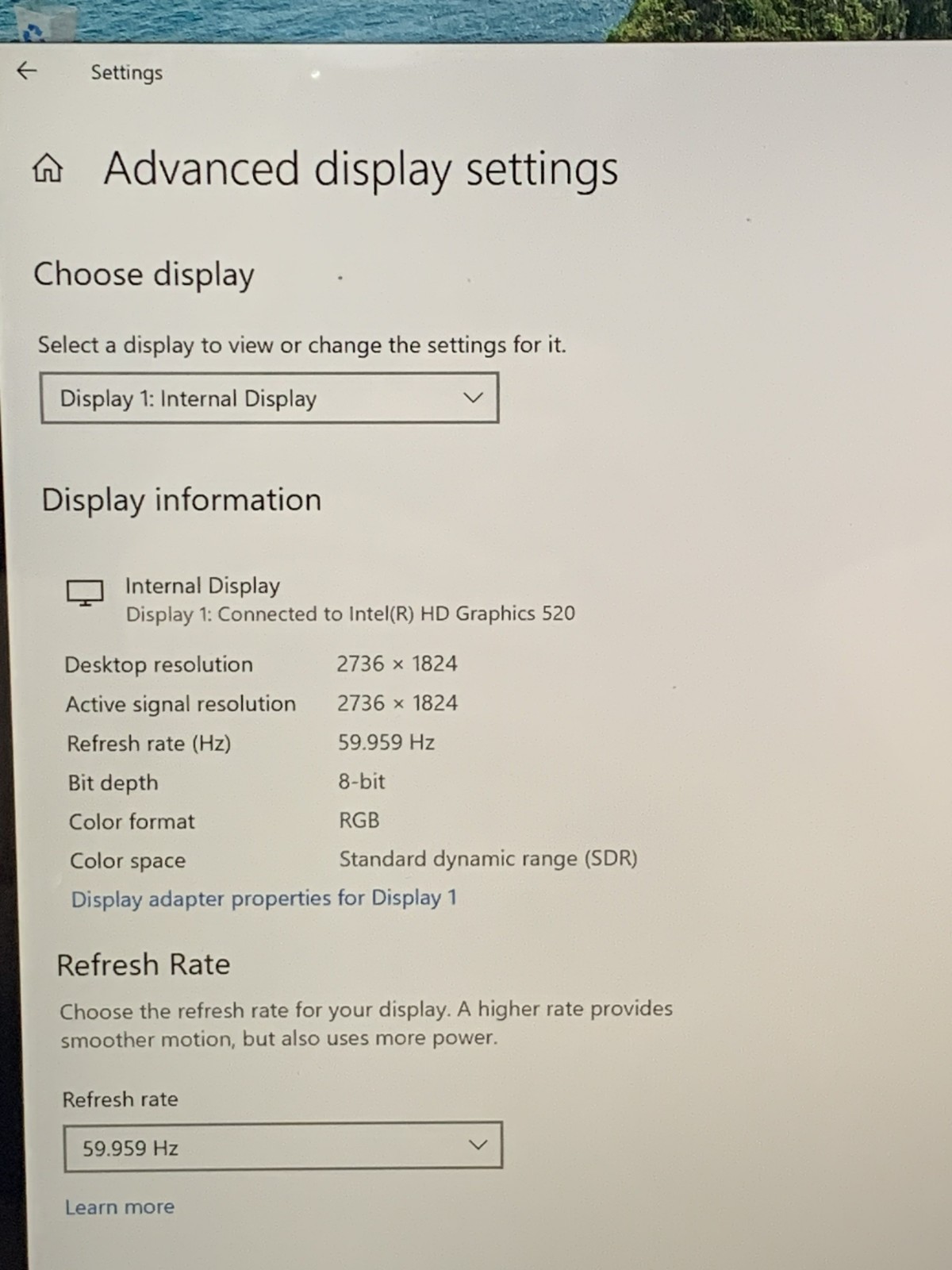 MICROSOFT SURFACE 1724 i5-6300U@2.40GHZ 4GB RAM 128GB NVME W10P TOUCH *READ