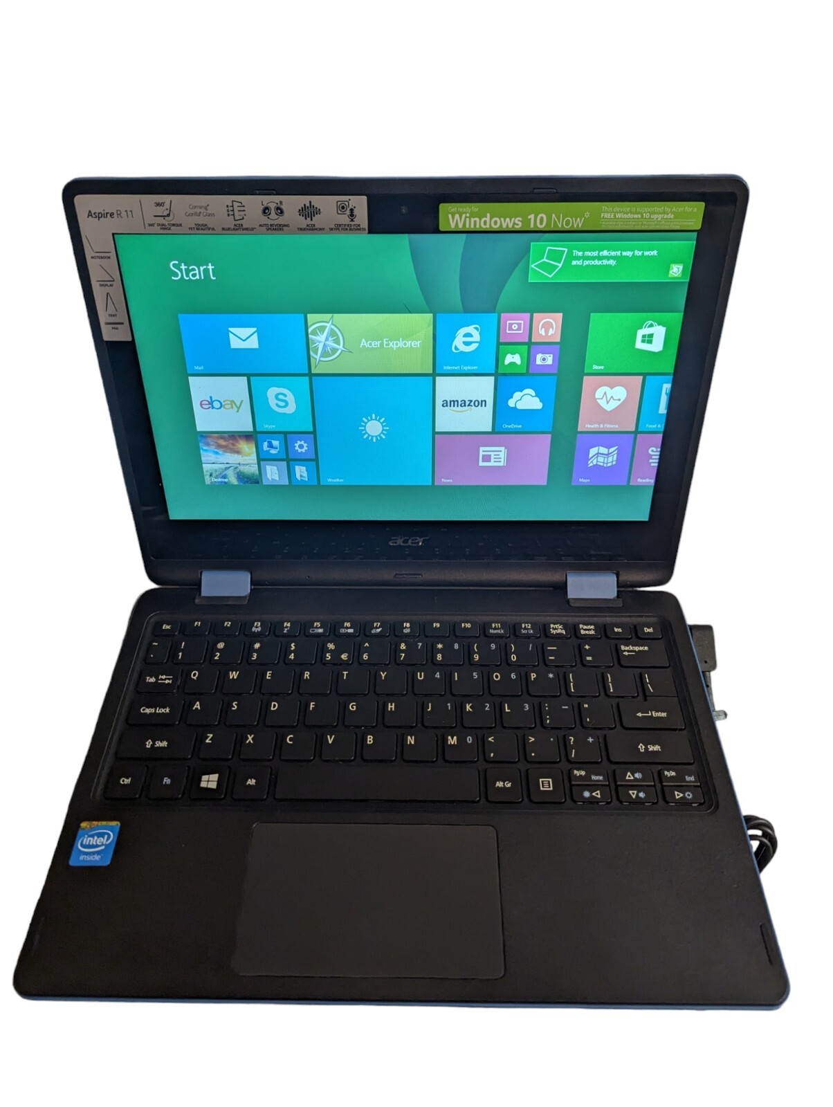 Acer Aspire R11 R3-131T-C28S 11.6″ 2-in-1 Celeron N3060 32GB 2GB- Needs Battery