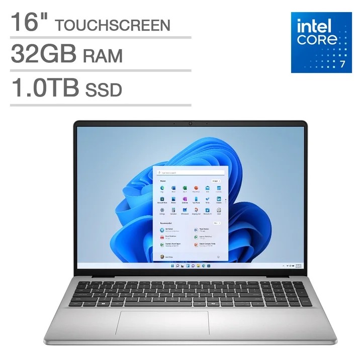 Dell 16″ Laptop Intel 10 Core 7 FHD 2K Touchscreen UPTO 32GB RAM 1TB Windows11P