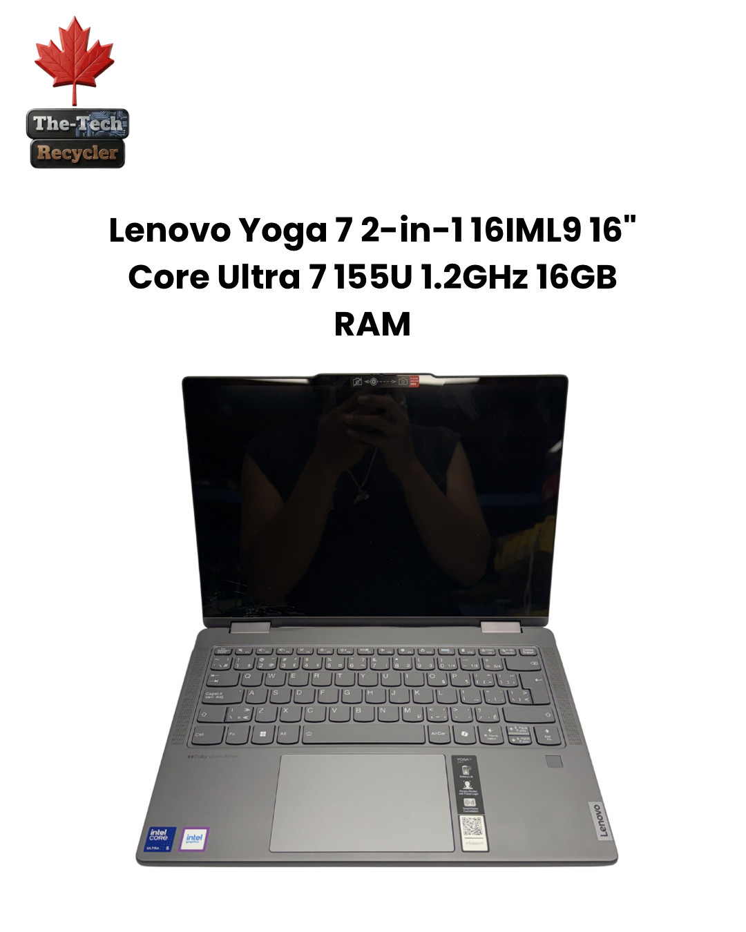 *READ Lenovo Yoga 7 2-in-1 16IML9 16″ Core Ultra 7 155U 1.2GHz 16GB RAM