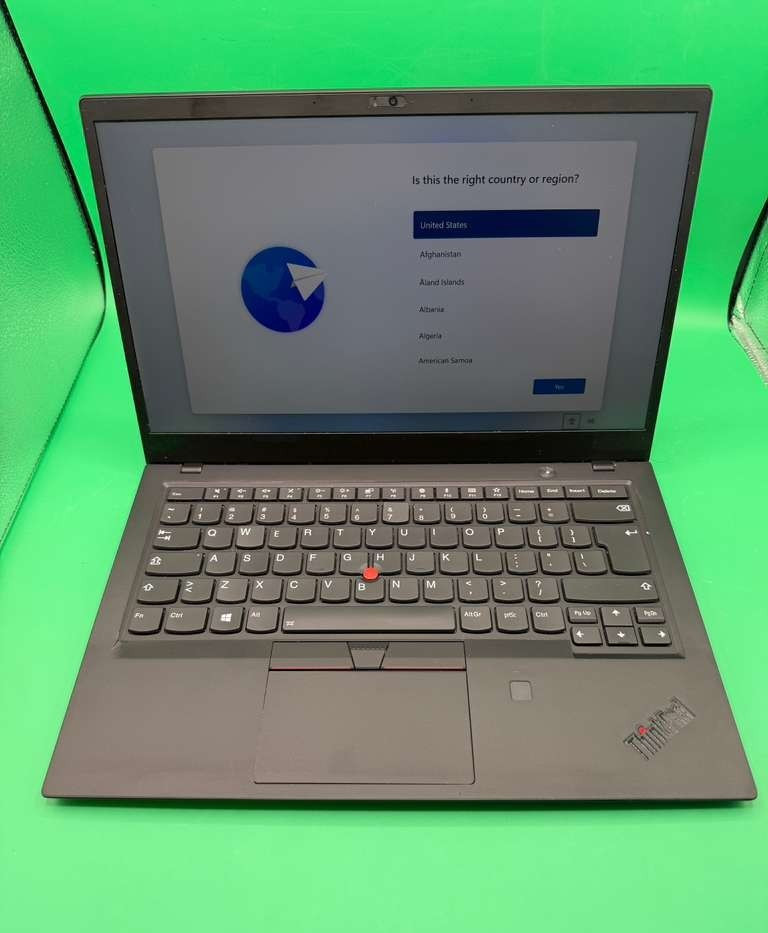 Lenovo ThinkPad X1 Carbon 6th Gen i5-8350U 1.70GHz 8GB RAM 500GB SSD Win 11 Pro