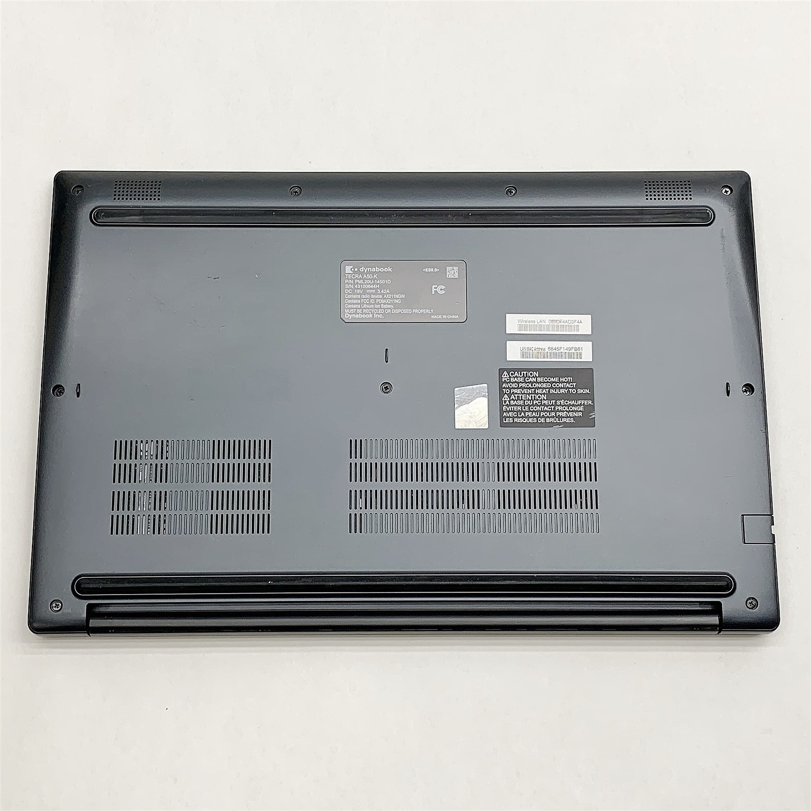 DynaBook Tecra A50-K Laptop Intel Core i7 1260p 2.10GHZ 15.6″ 8GB NO HDD Parts