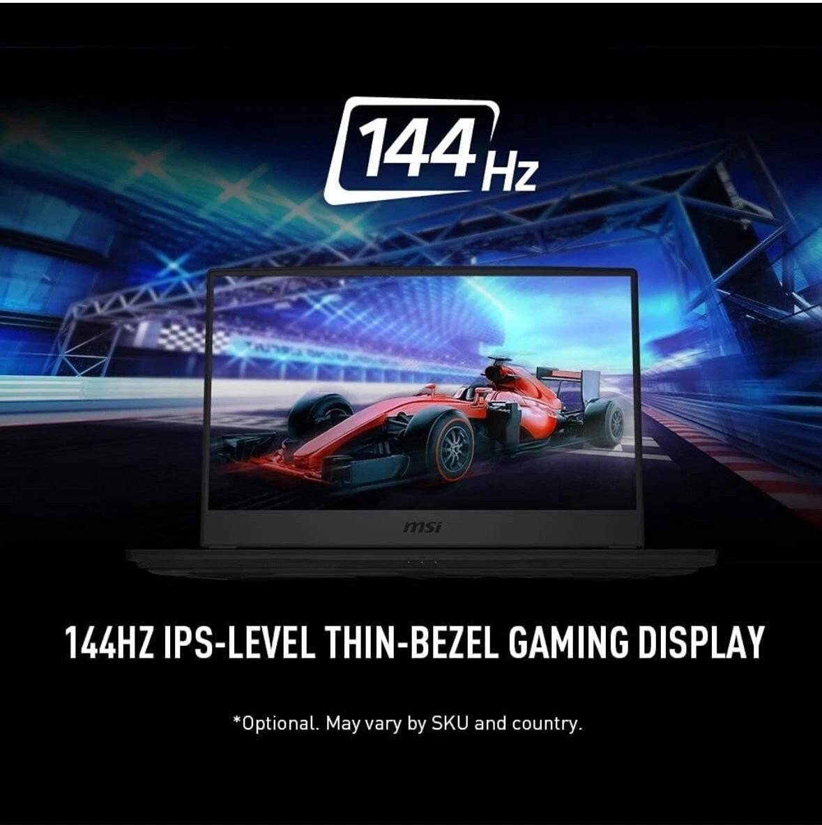 MSI GL66 15.6″ 144Hz Gaming Laptop 16GB RAM 512GB SSD Intel Core i7-11800H Win10
