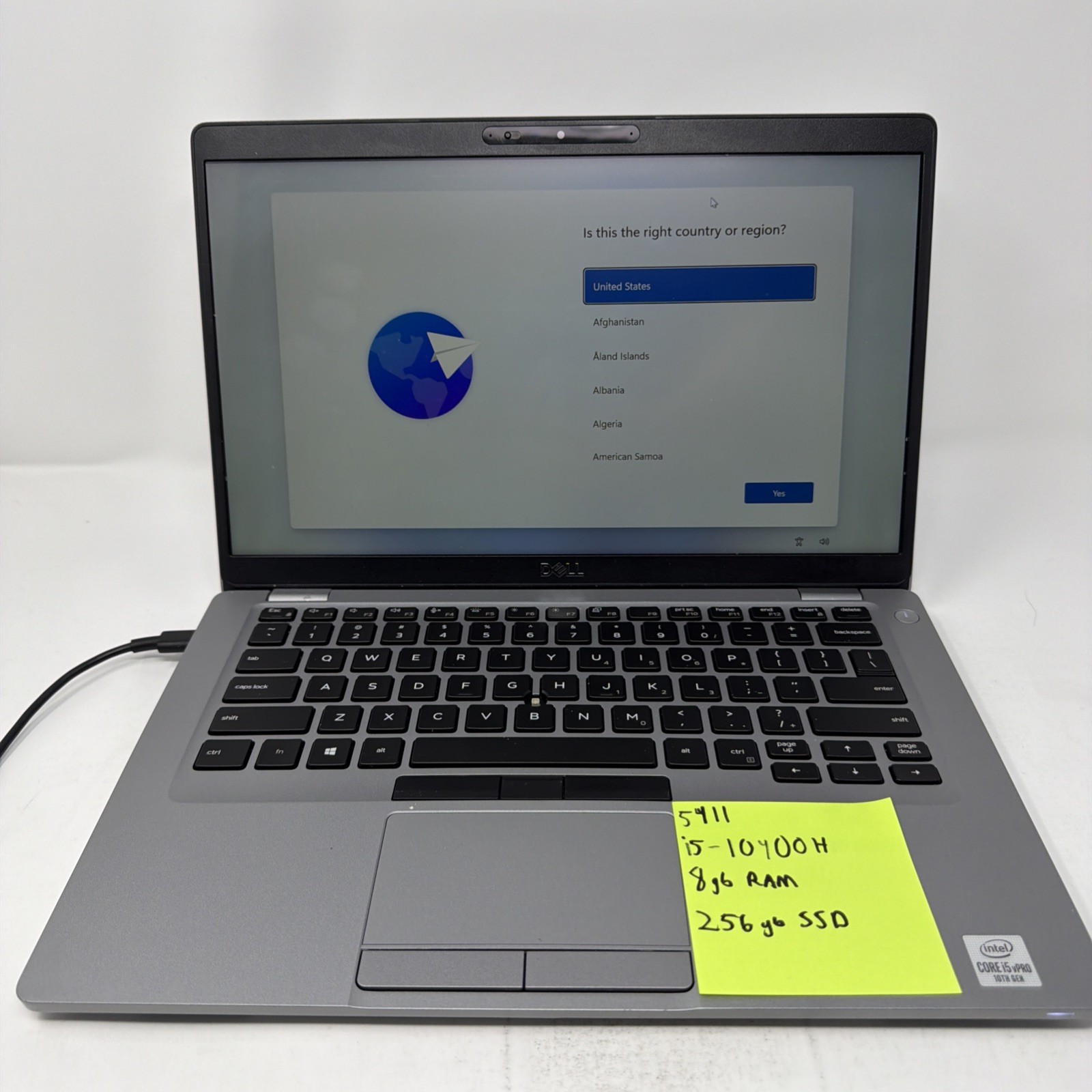 Dell Latitude 5411 i5-10400H 8GB 256GB SSD 14″ FHD Win11 Pro
