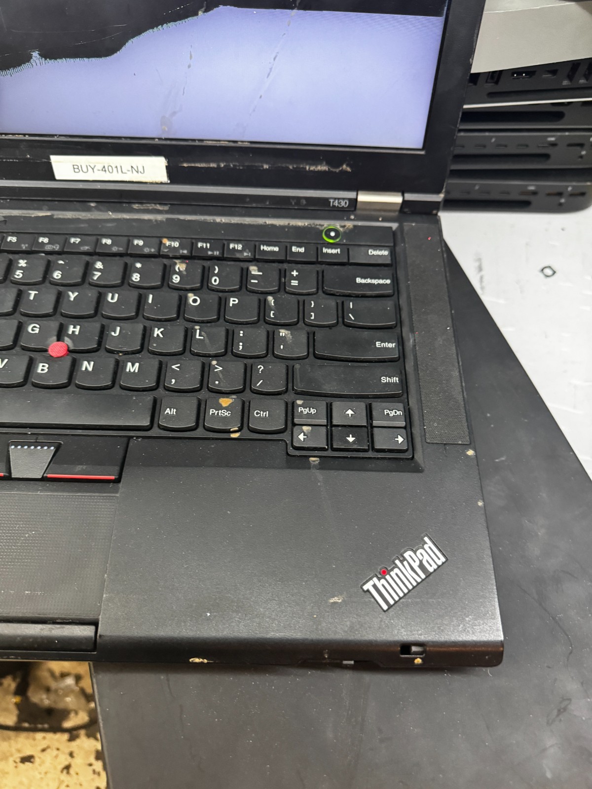 LENOVO THINKPAD T430 INTEL CORE i5 Laptop for Parts/Repair #6072