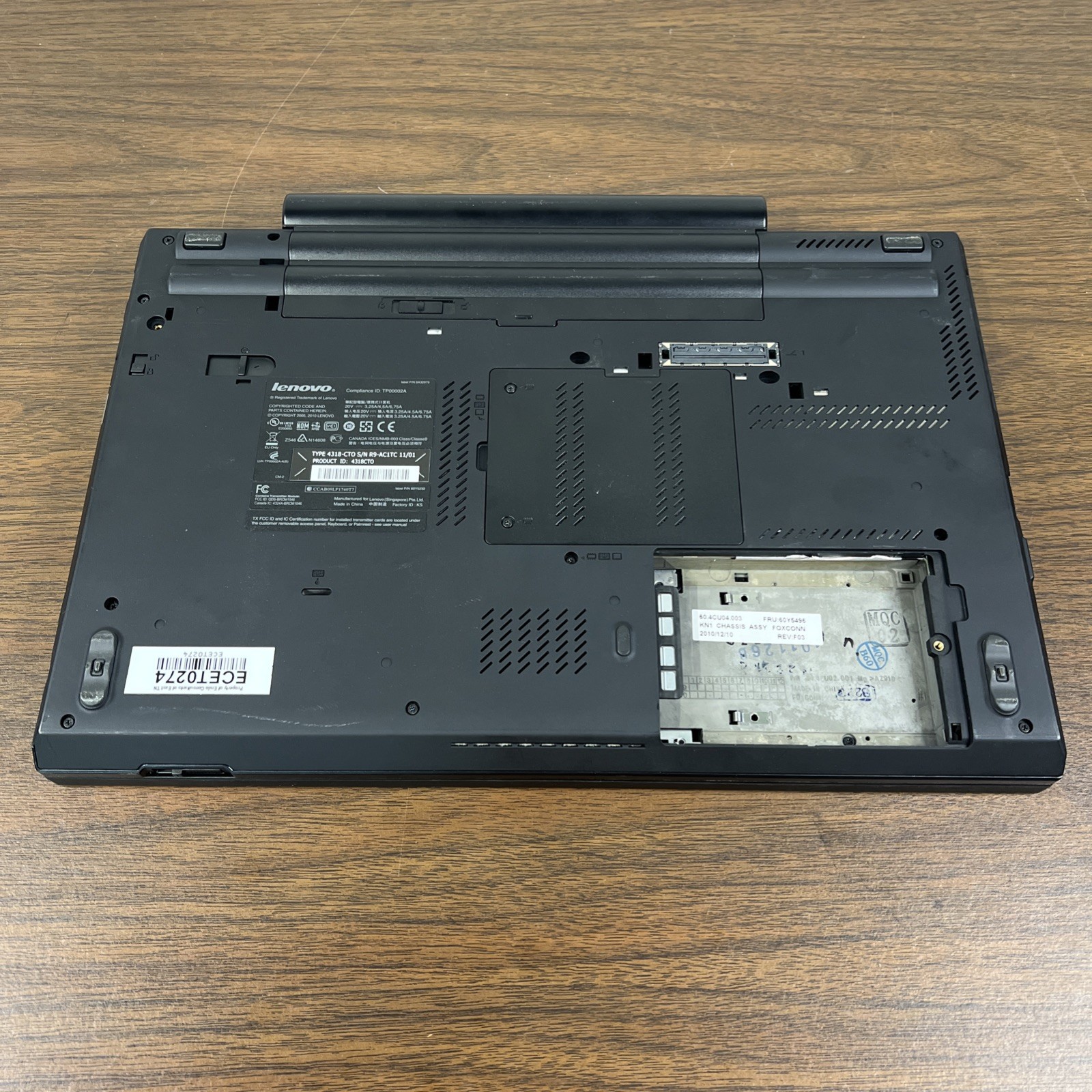 Lenovo ThinkPad W510 15.6″ Intel Core i7-720QM 1.60GHz 4GB RAM – NO HDD/OS/BATT