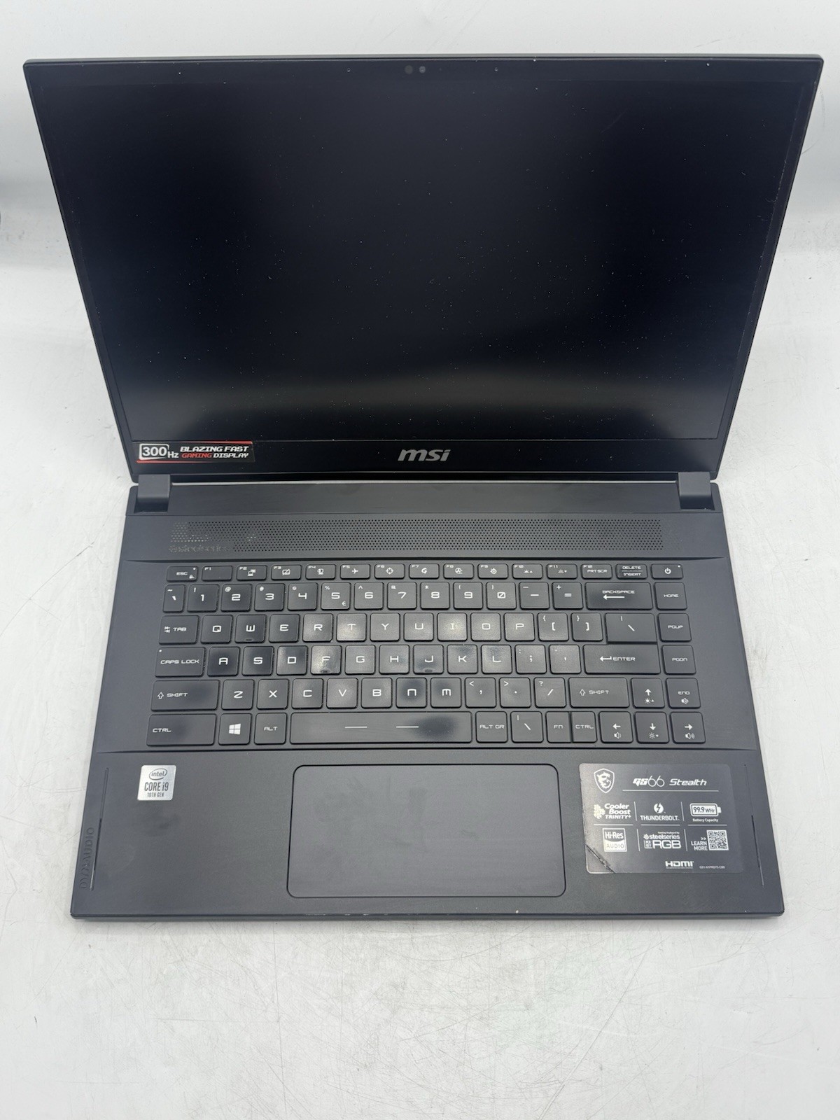 MSI GS66 Stealth 15.6″ FHD i9-10980HK 16GB RAM 2080 Super READ