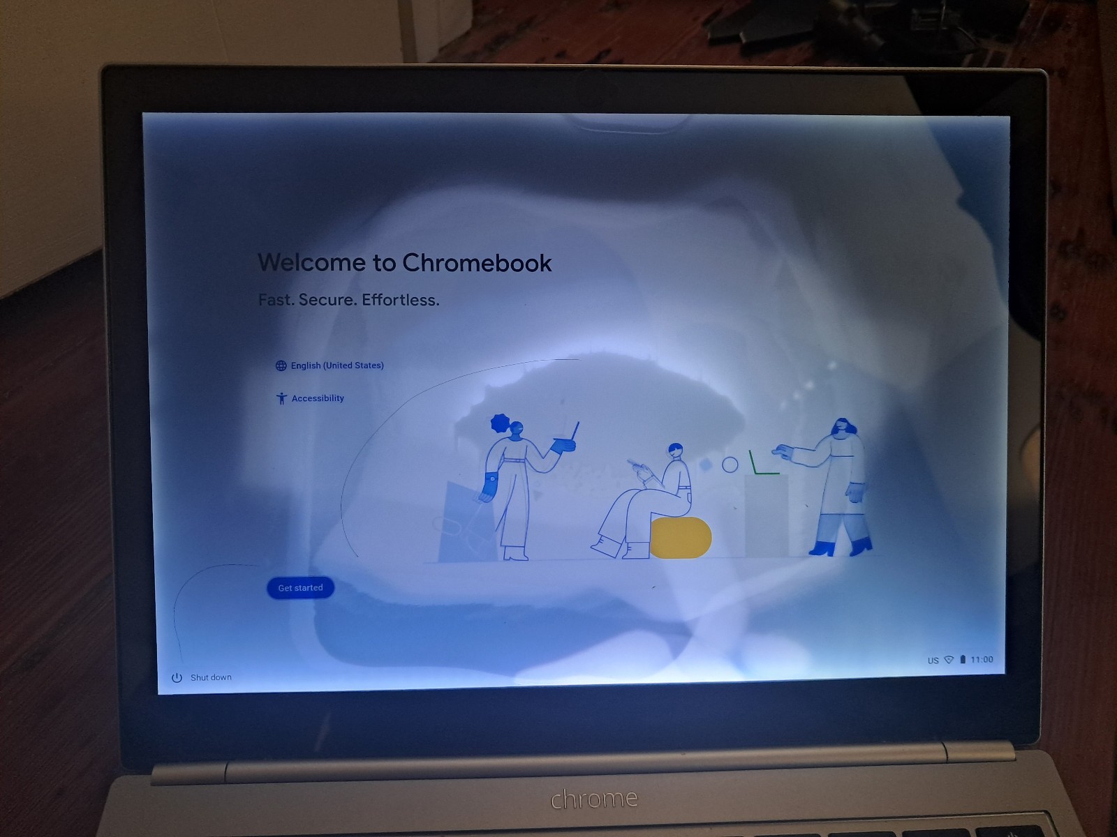 Google Pixel Chromebook 2015. Powers on. Screen Issue. For Parts/Repair *READ*