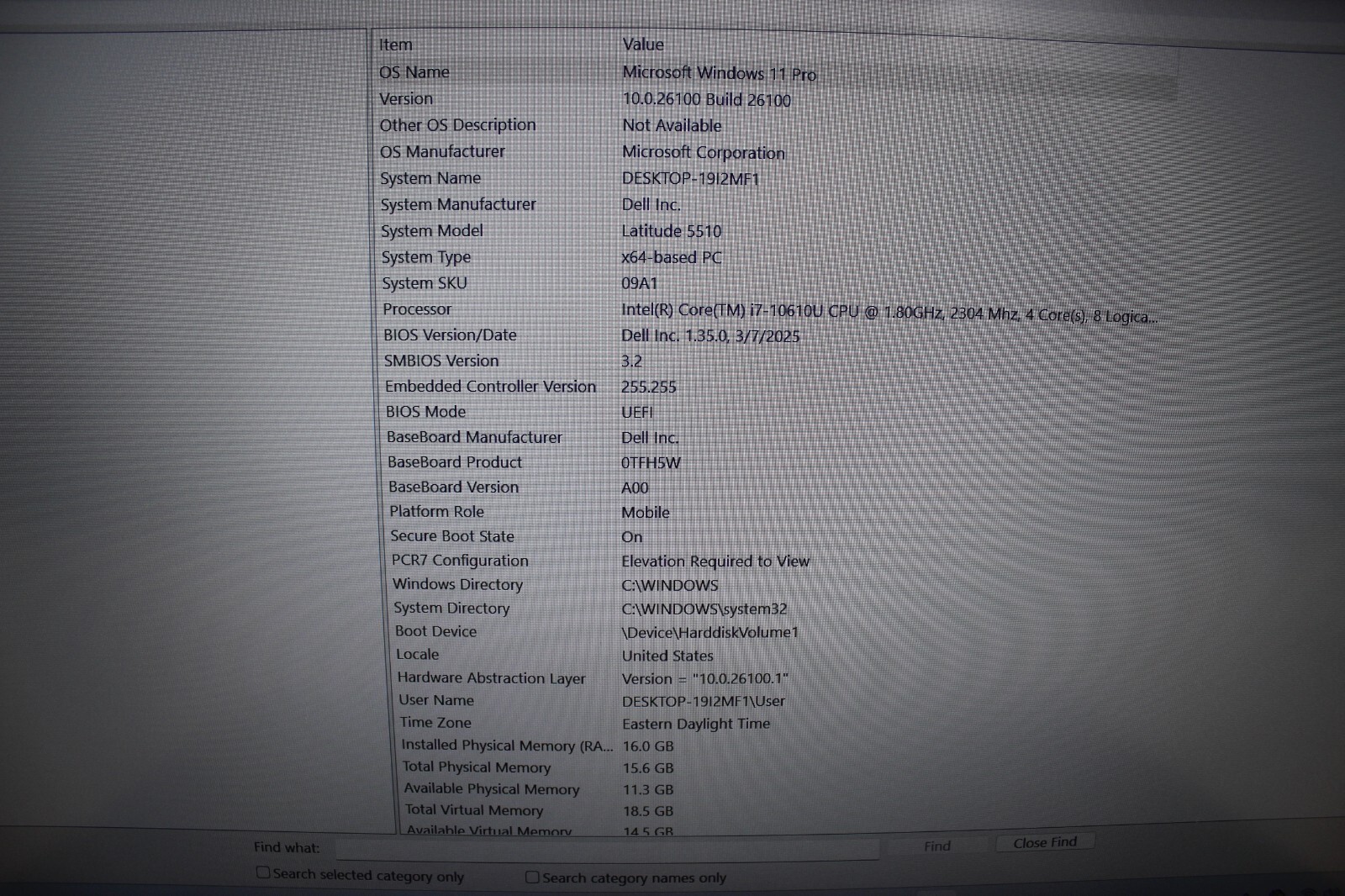 Dell Latitude 5510 I7-10610U 512GB NvME SSD 16GB DDR4 Win11Pro*see description