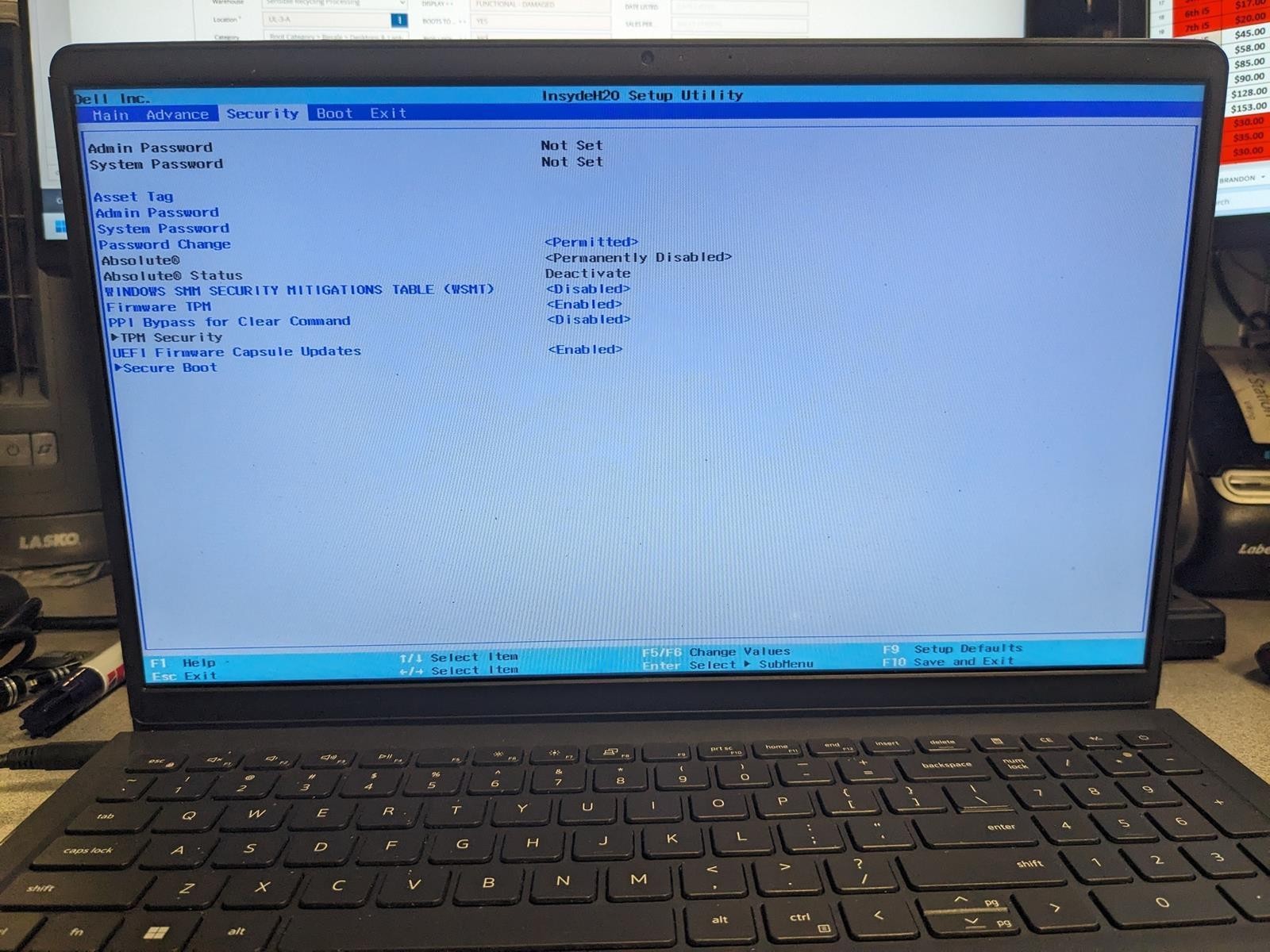 DELL INSPIRON 15 3515 RYZEN 5 3450U @ 2.1GHz, 8GB RAM, NO HDD/OS – (FOR PARTS)