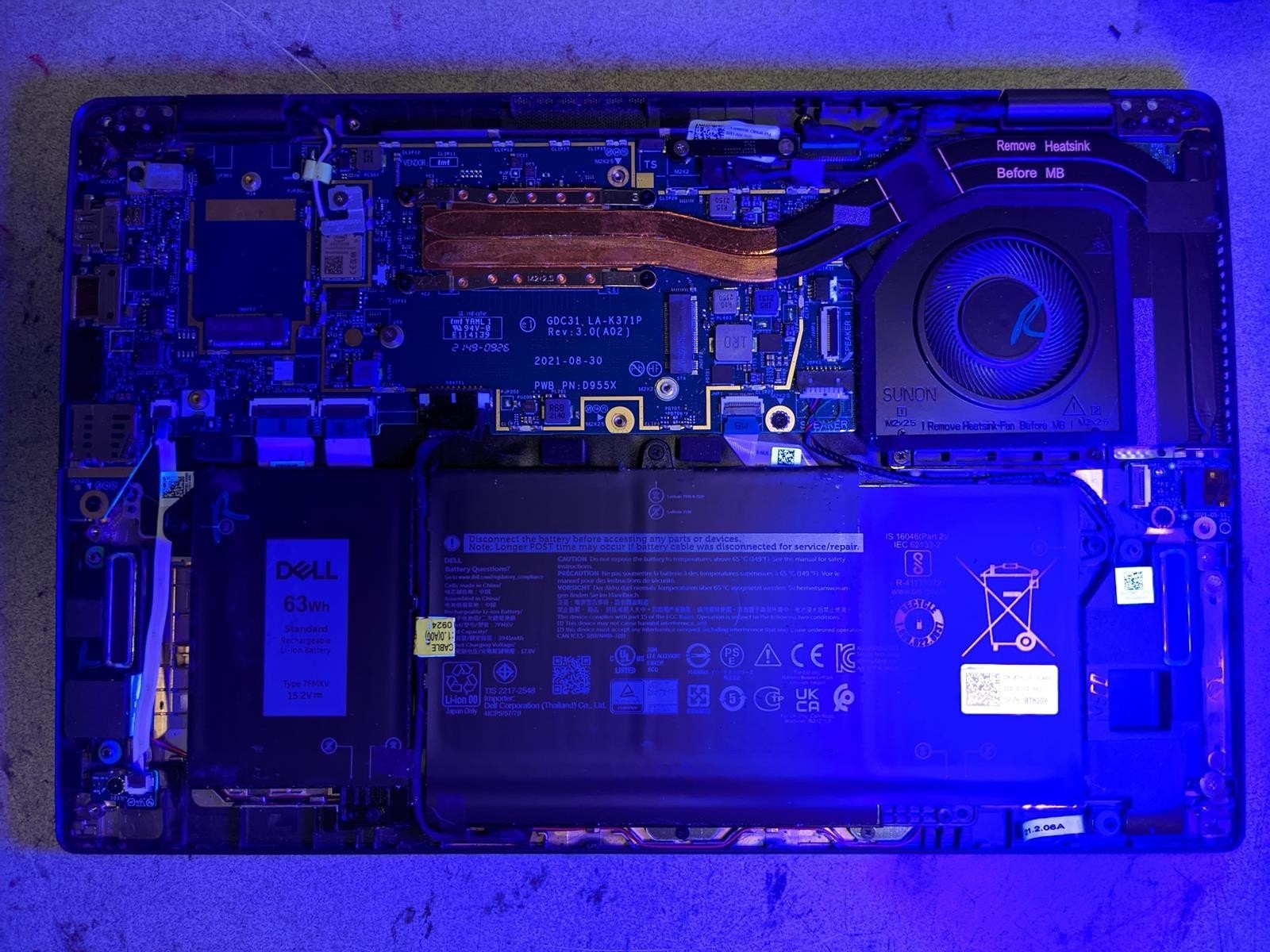 DELL LATITUDE 7420 i5-1145G7 @ 2.60GHz, 16GB RAM, NO HDD/OS – (FOR PARTS)