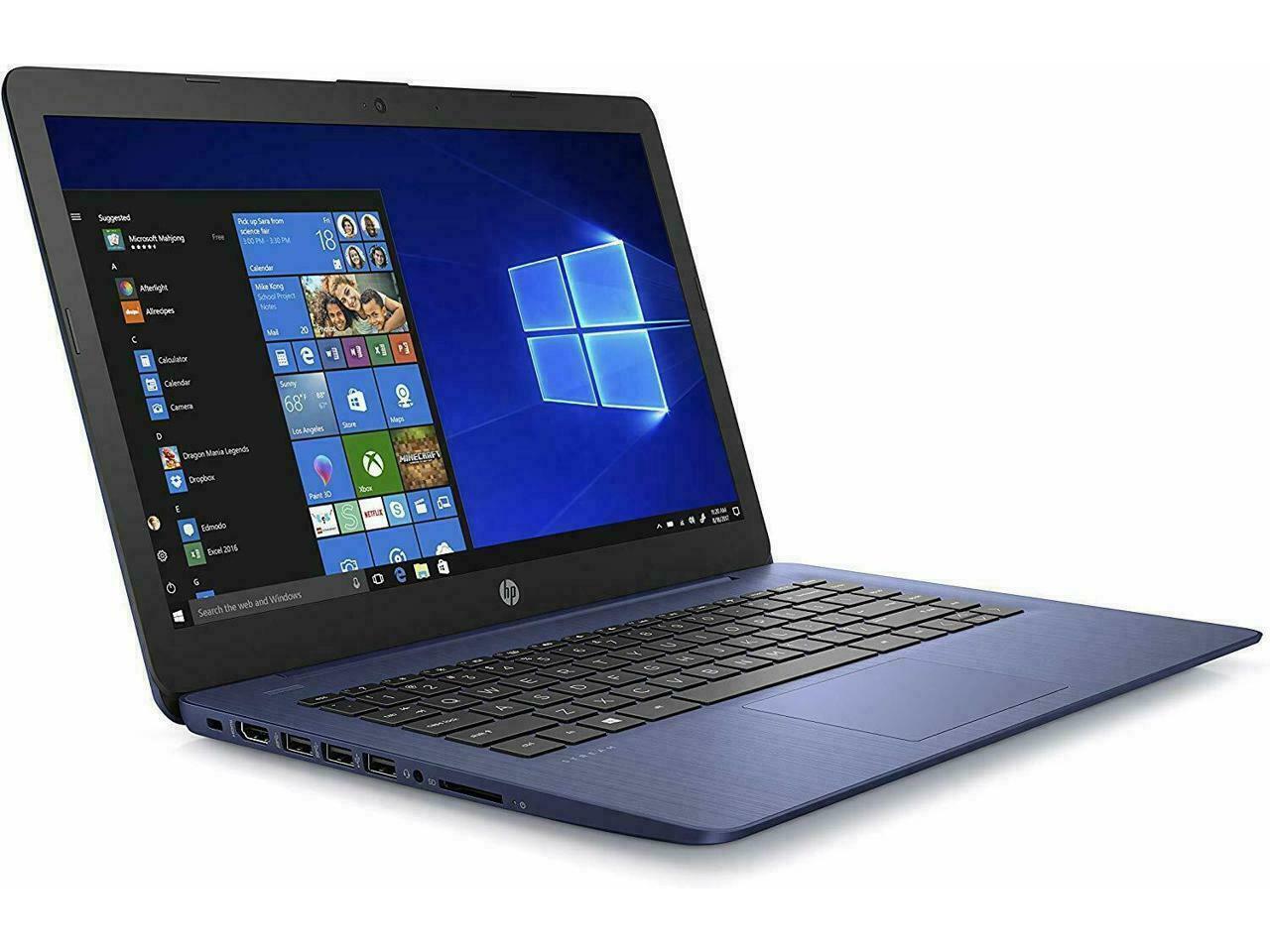 🔥NEW HP 14″ Intel N4000 2.6GHz 4GB RAM 64GB SSD 1Y Office 365 Webcam Mic Win10