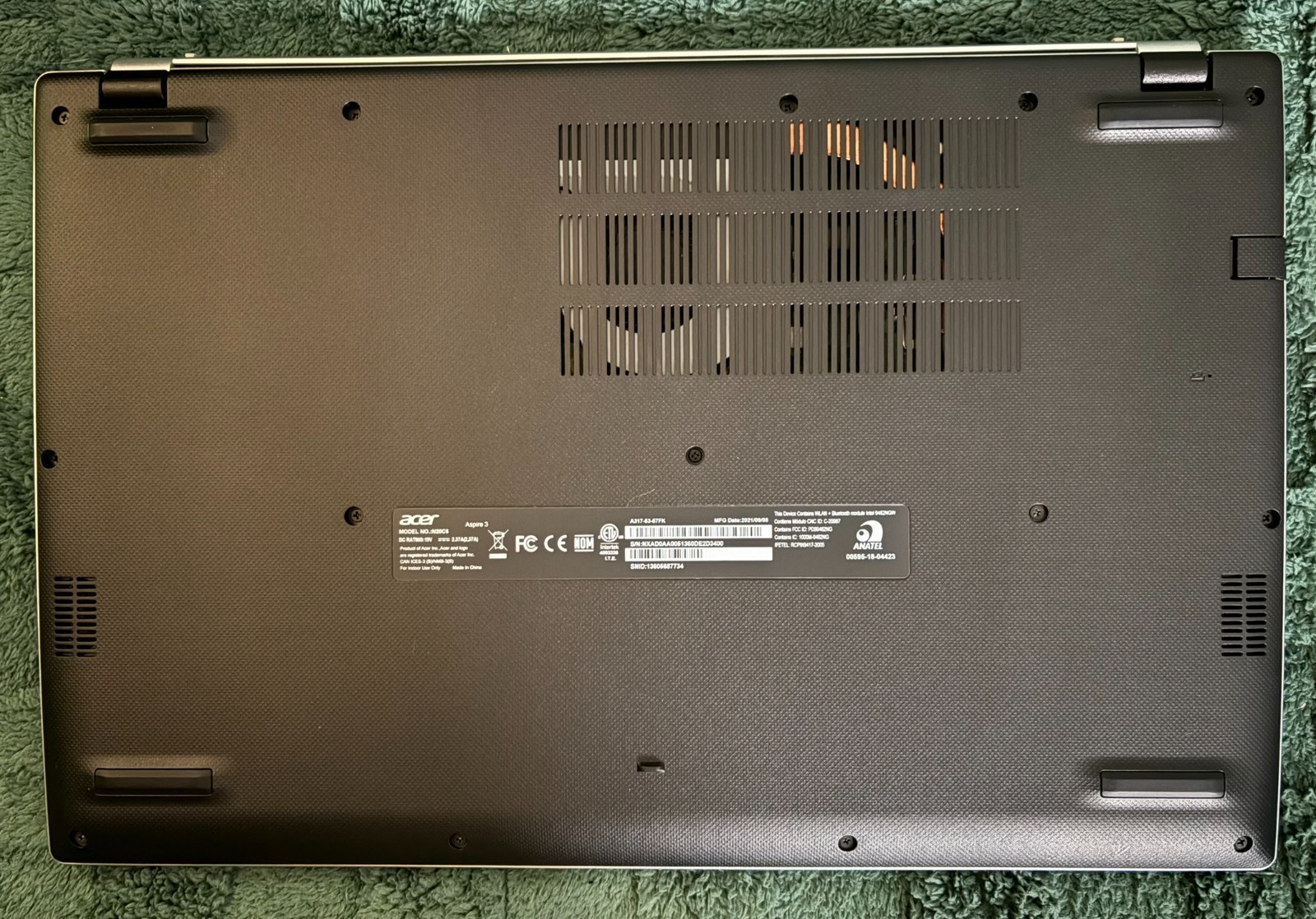 Acer Aspire 3 17.3″ Laptop i5 36GB RAM 1TB SSD Excellent Condition + Orig Box