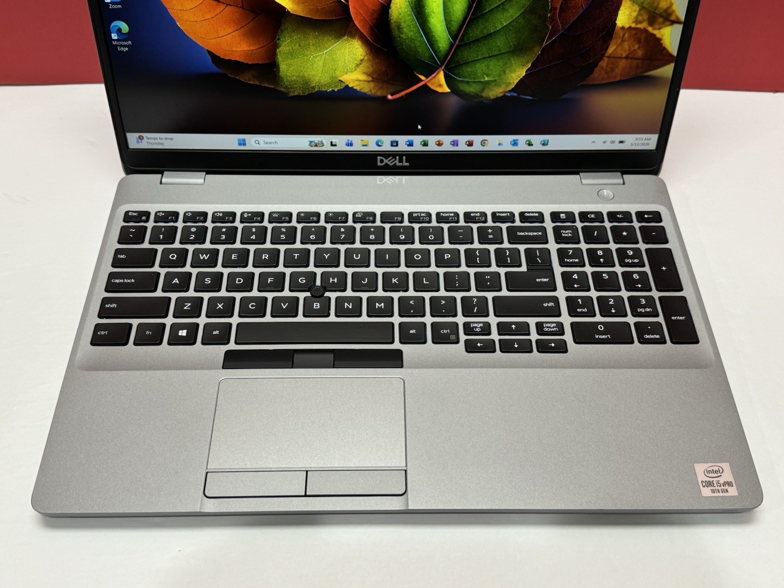 Dell Latitude 5510 15.6″ i5-10310U 1.7GHz 16GB RAM 512GB SSD WIN11P, Silver