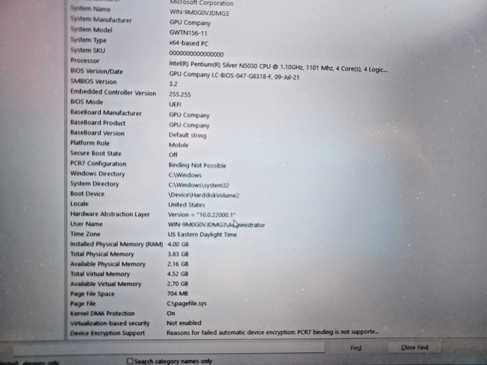 Gateway 15.6″ (128GB SSD, Intel Pentium Silver, 1.10GHz, 4GB) Laptop – Silver