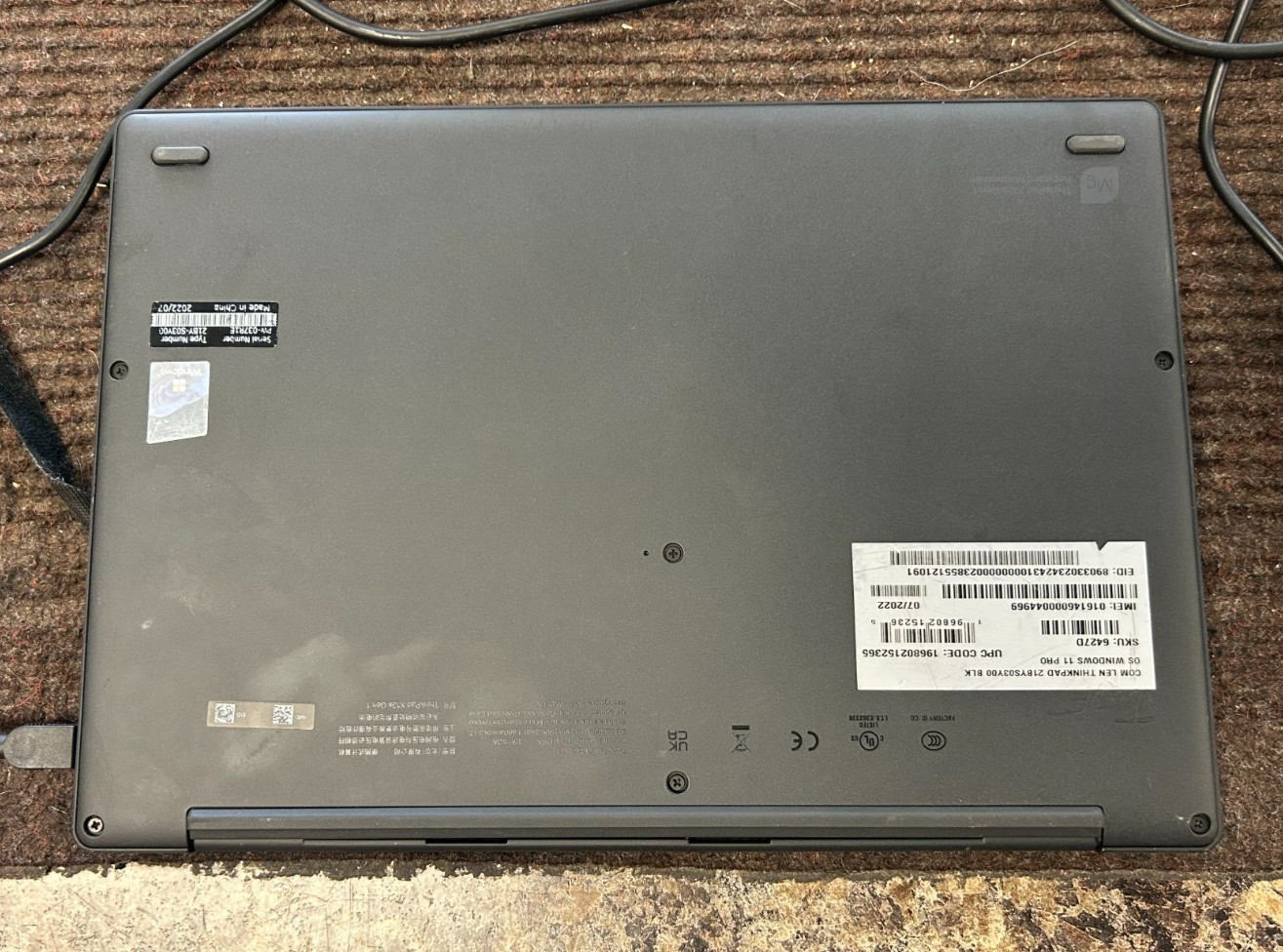 Lenovo ThinkPad X13s Gen1 5G 13.3″ TOUCH Snapdragon 8cx Gen3 3GHz 16GB 512GB