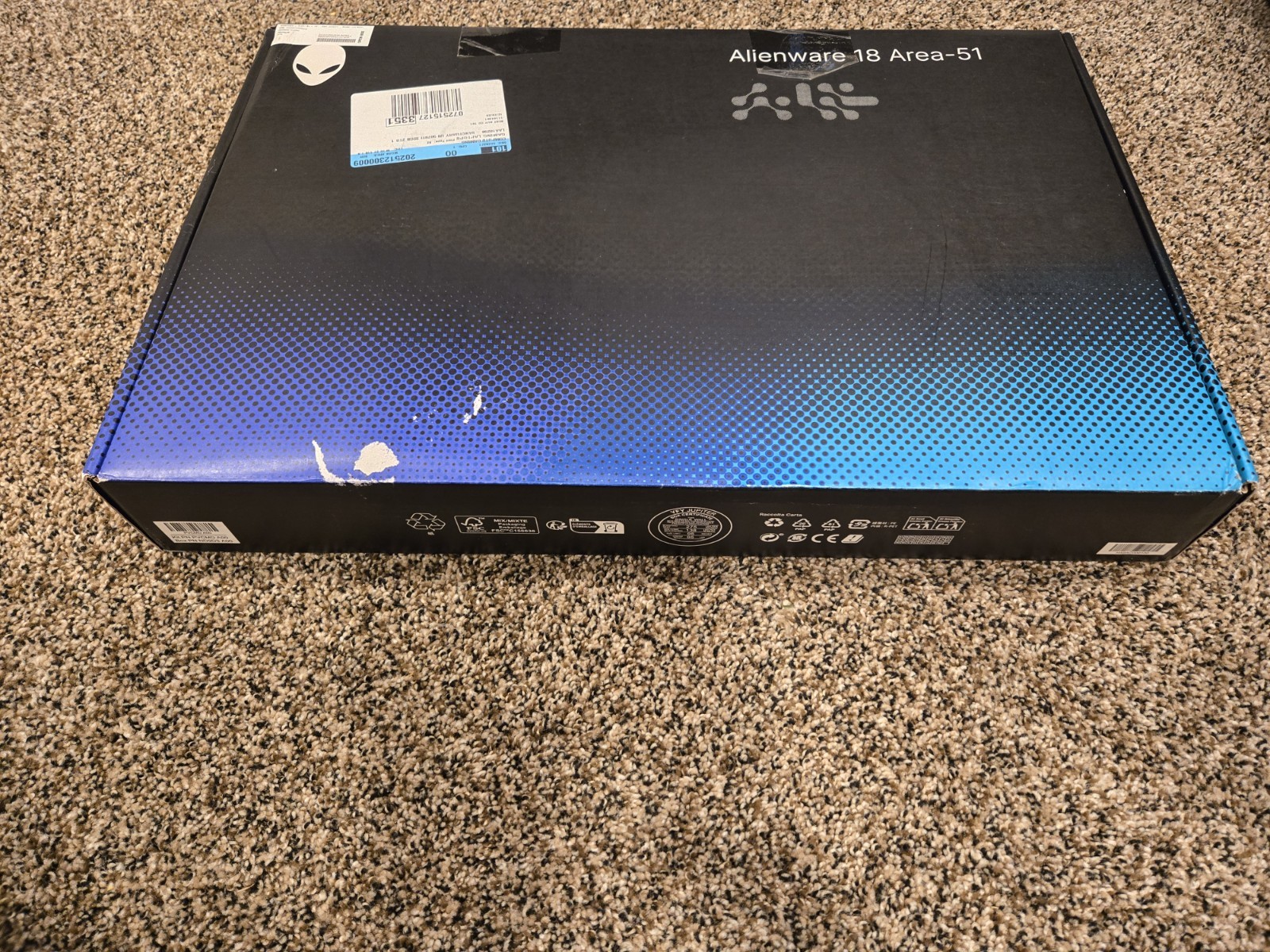 Dell Laptop Alienware 18 Area-51 18″ Intel Core Ultra 9 275HX 2TB RTX 5070 TI