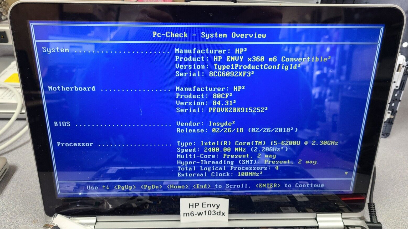 HP ENVY x360 M6-W103DX Convertible Laptop Touchscreen IPS LCD Digitizer Assembly