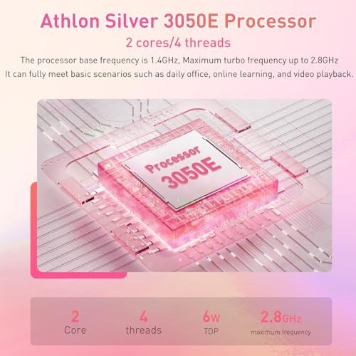 15.6″ FHD Laptop, 32GB RAM + 1TB SSD, WiFi 5/ USB 3.0/ Full USB-C/HDMI, Pink