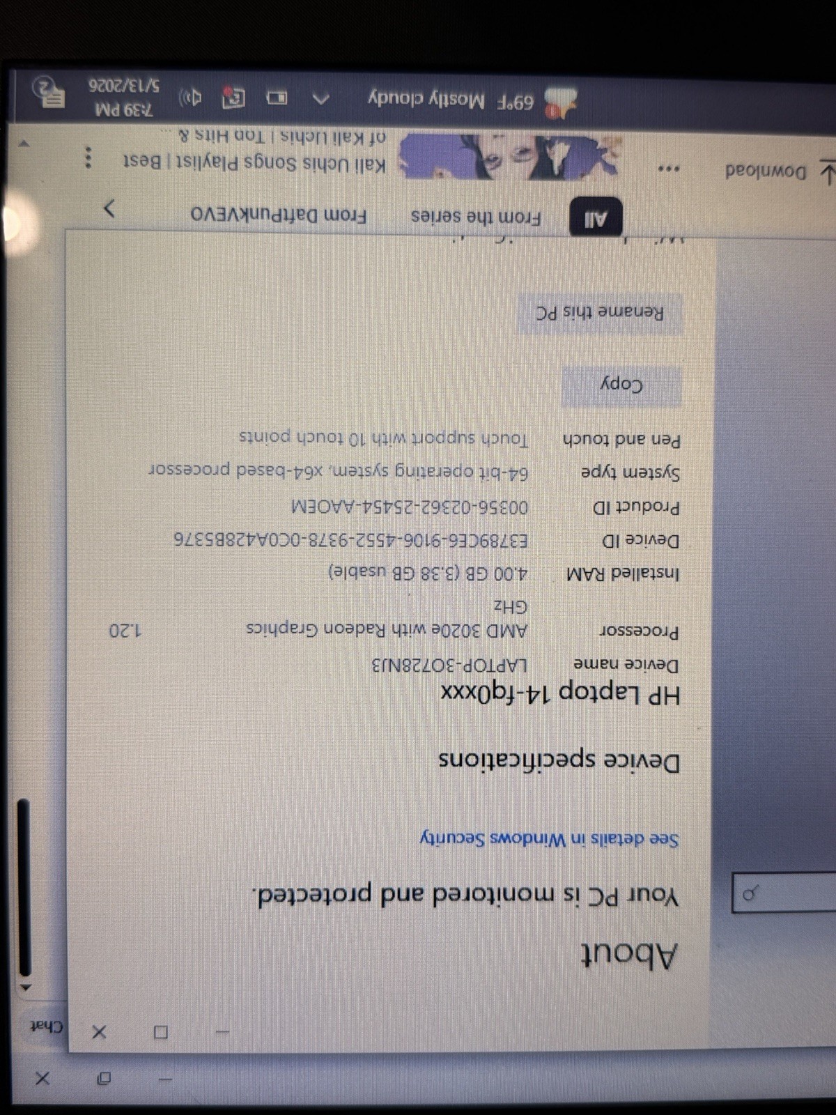 HP Laptop 14-fq0xxx 14in