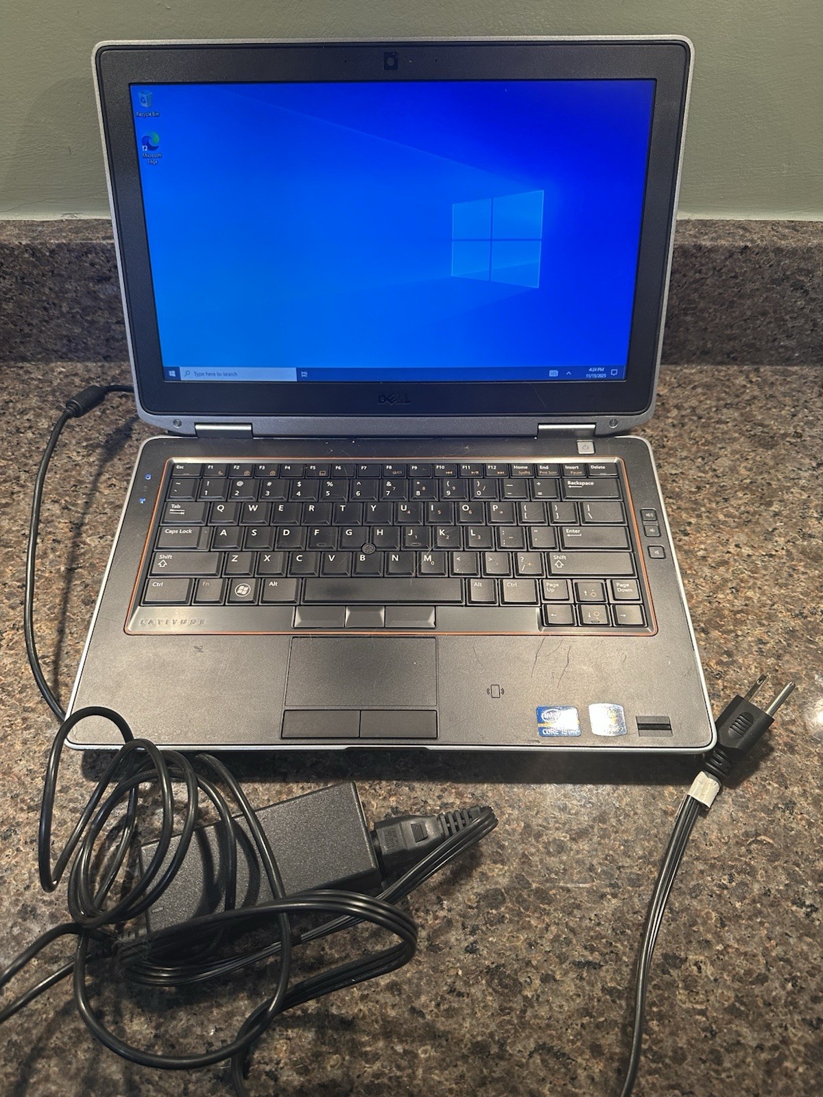 Dell Latitude E6320 Intel(R) Core(TM) i5-2520M 8GB CPU @ 2.50GHz Window 10 Pro